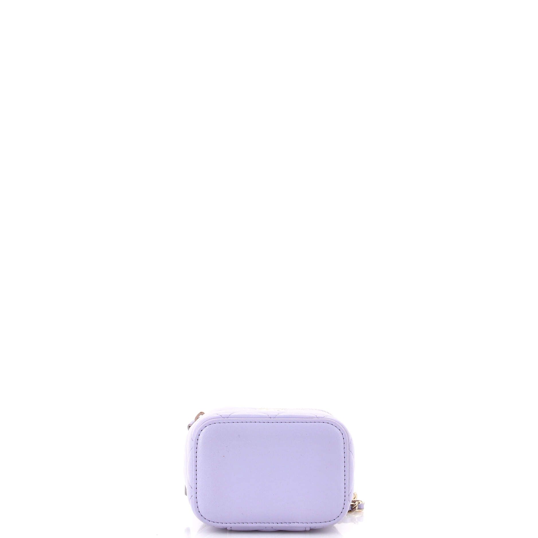 Chanel Classic Top Handle Vanity Case with Chain Quilted Lambskin M Size ONE SIZE - 3 Thumbnail