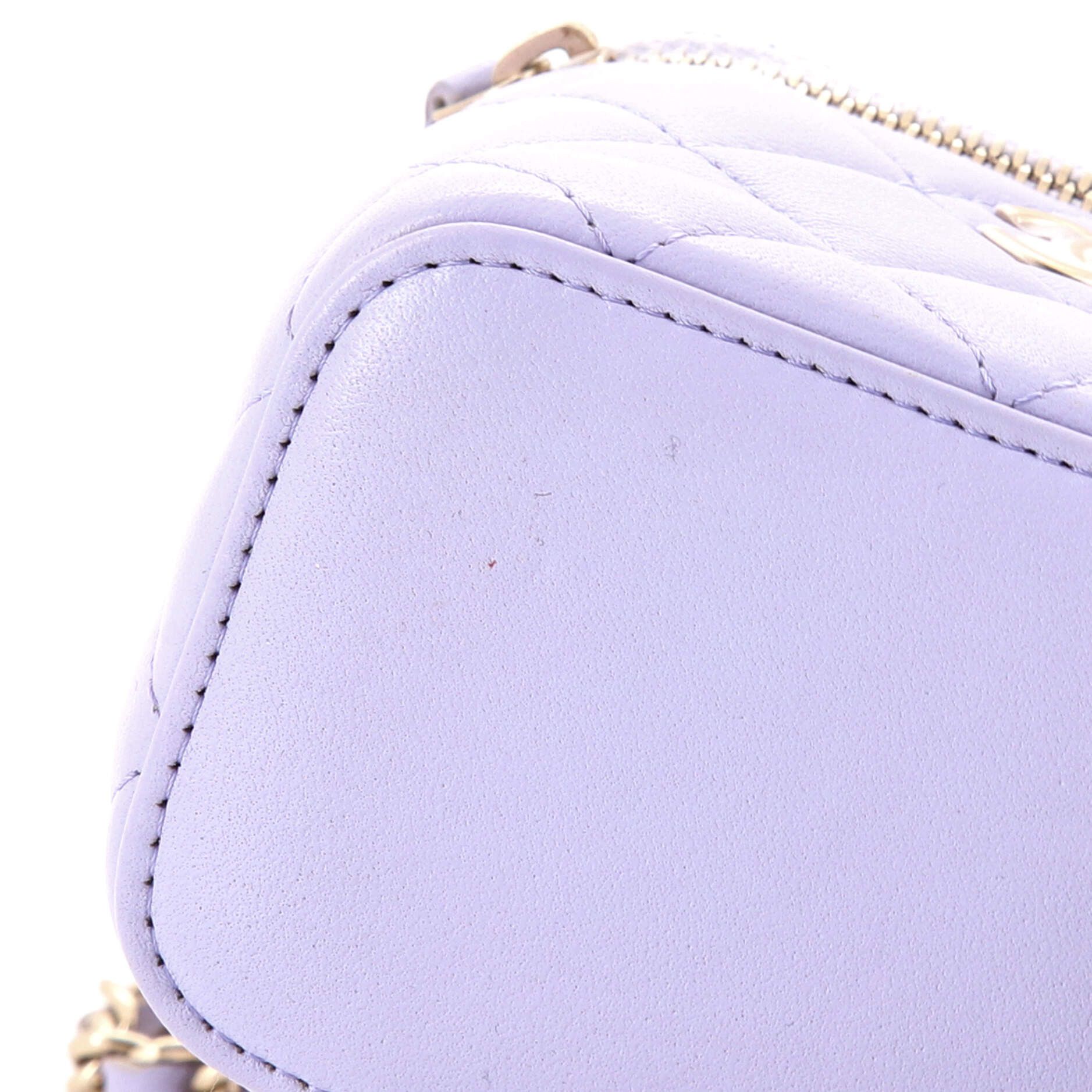 Chanel Classic Top Handle Vanity Case with Chain Quilted Lambskin M Size ONE SIZE - 5 Thumbnail