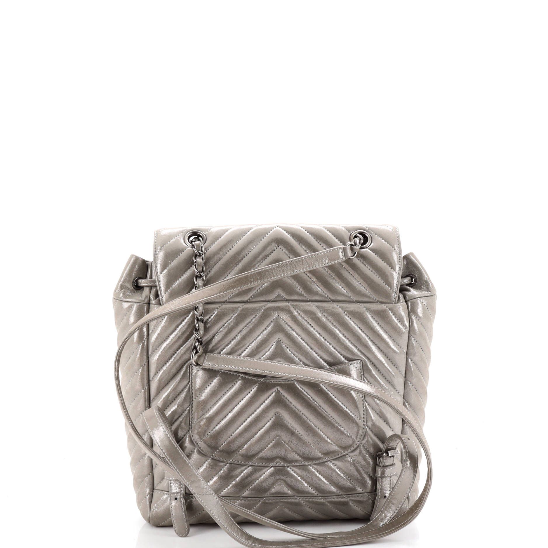 Chanel Urban Spirit Backpack Chevron Leather Large Size ONE SIZE - 3 Thumbnail