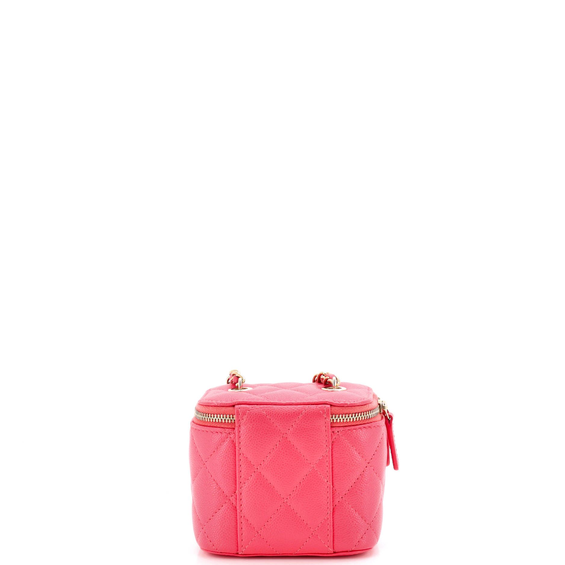 Chanel Classic Vanity Case with Chain Quilted Caviar Mini Size ONE SIZE - 2 Thumbnail