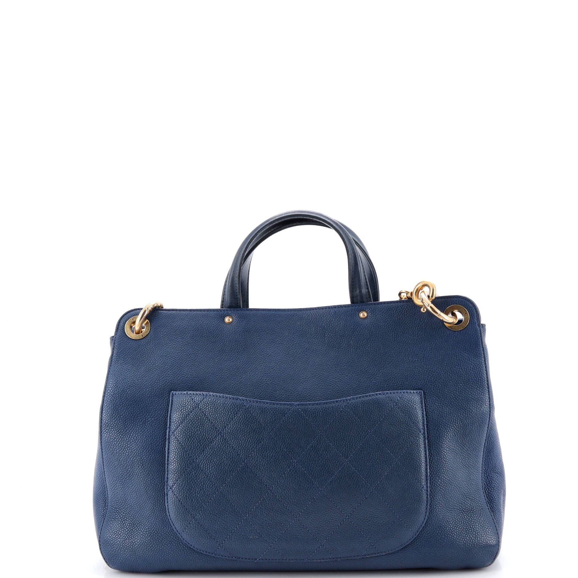 Chanel CC Lock Shopping Tote Caviar Large Size ONE SIZE - 3 Thumbnail