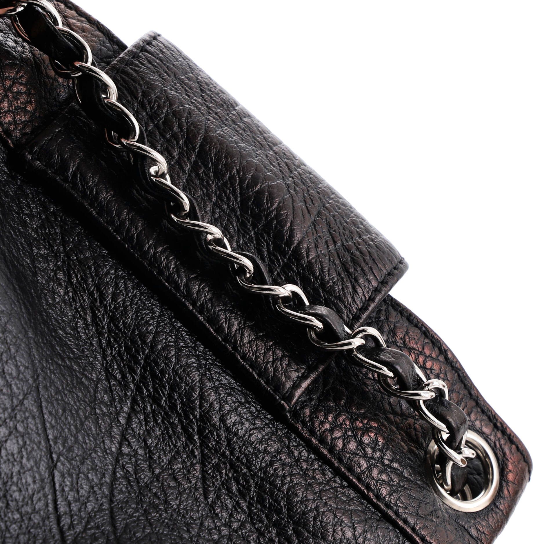 Chanel Mademoiselle Lock Accordion Shoulder Bag Leather Small Size ONE SIZE - 6 Thumbnail