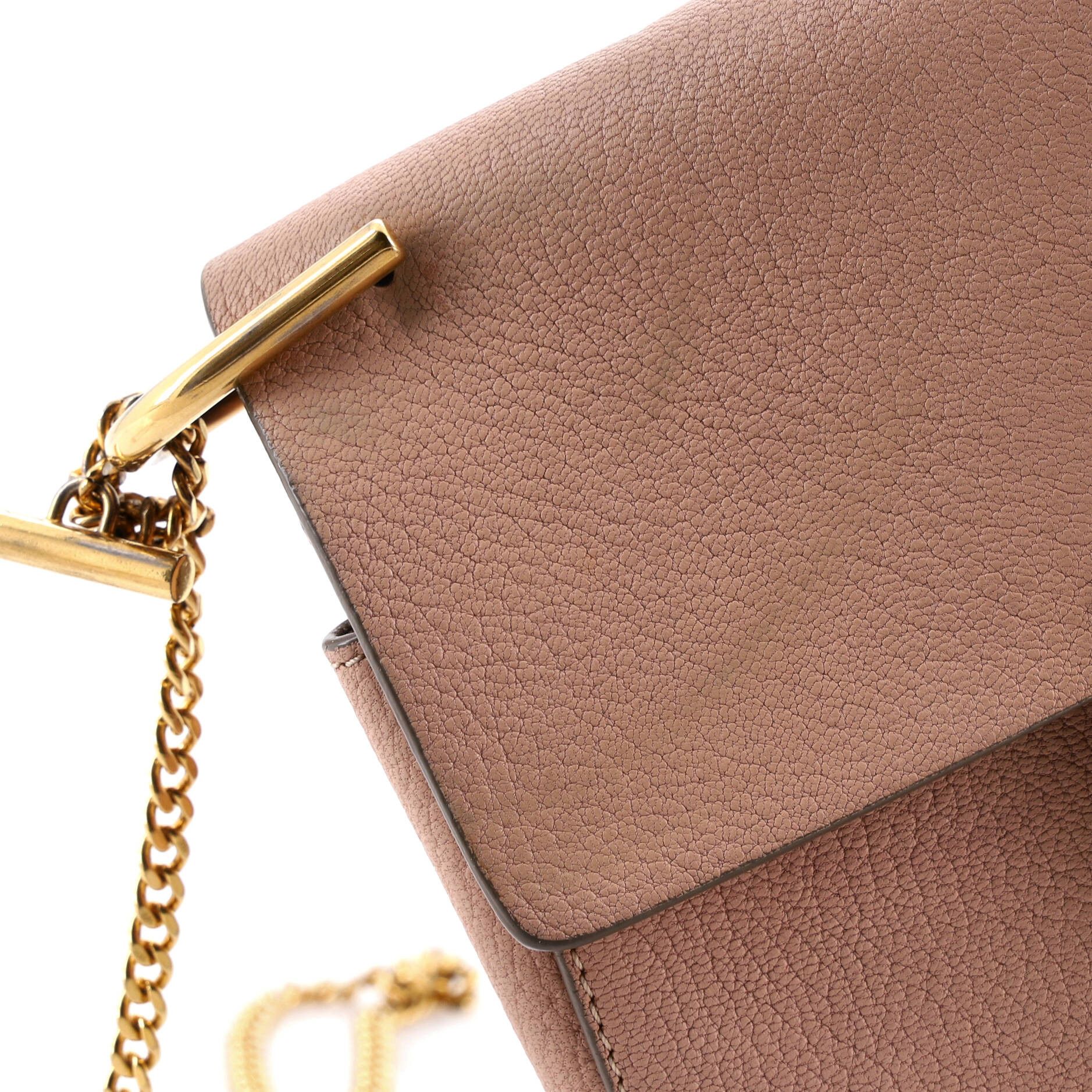 Chloe Drew Patchwork Crossbody Bag Leather Small Size ONE SIZE - 6 Thumbnail