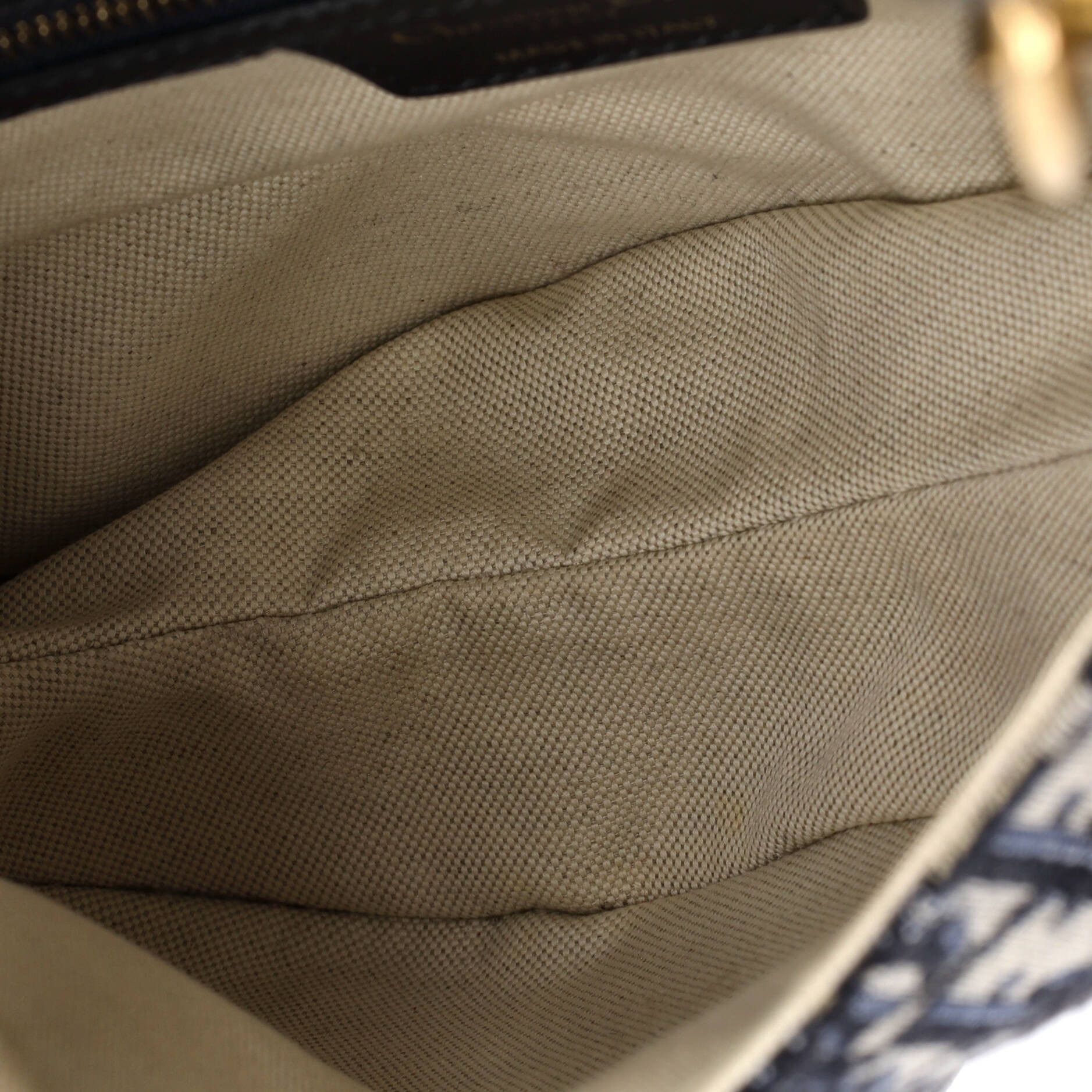 Dior Saddle Handbag with Strap Oblique Canvas Medium Size ONE SIZE - 4 Thumbnail