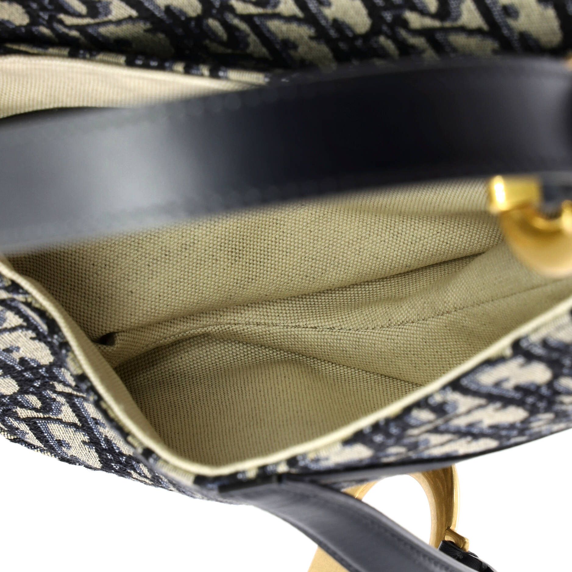 Dior Saddle Handbag Oblique Canvas Medium Size ONE SIZE - 4 Thumbnail