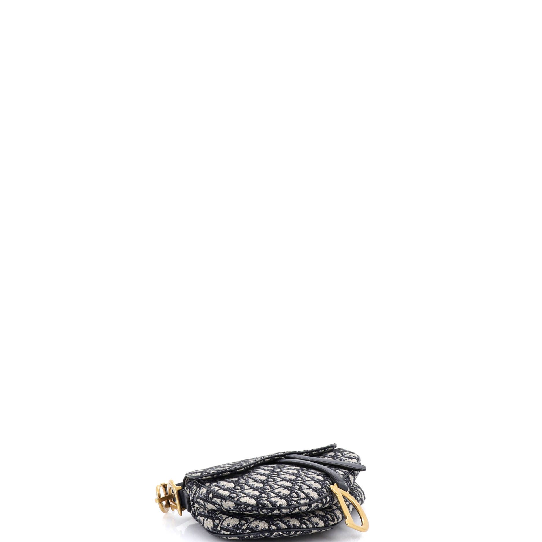 Dior Saddle Handbag Oblique Canvas Medium Size ONE SIZE - 3 Thumbnail