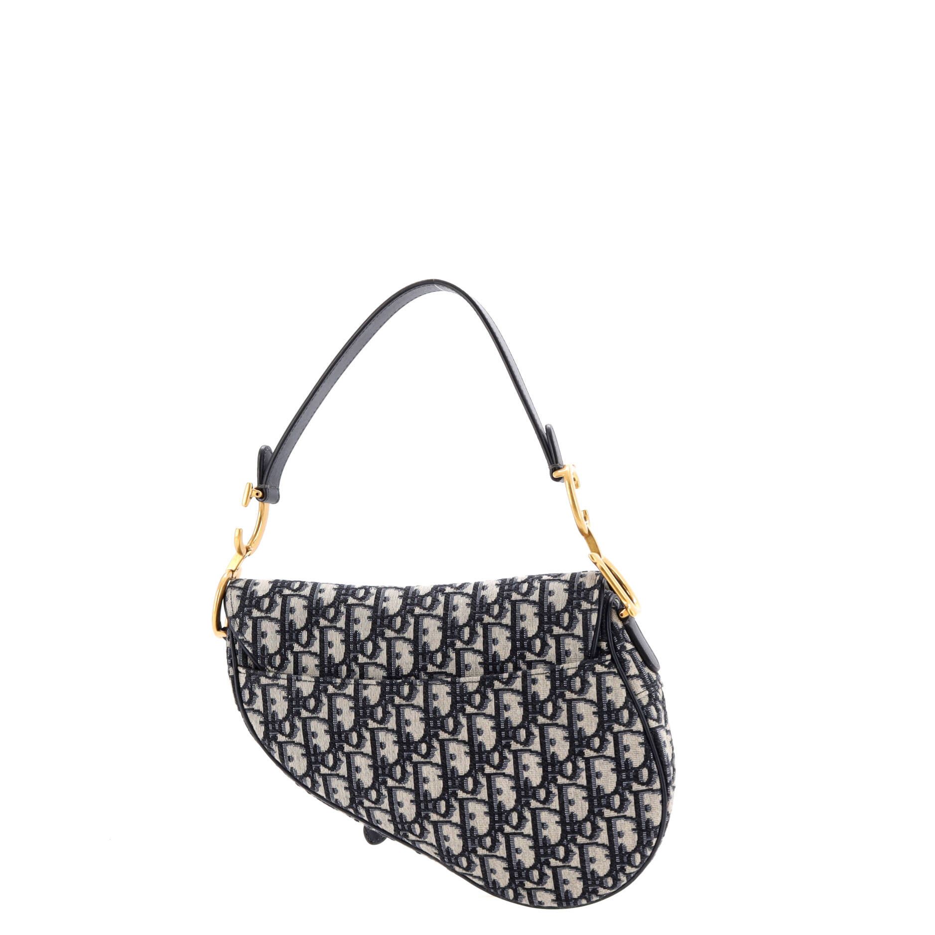 Dior Saddle Handbag Oblique Canvas Medium Size ONE SIZE - 2 Thumbnail