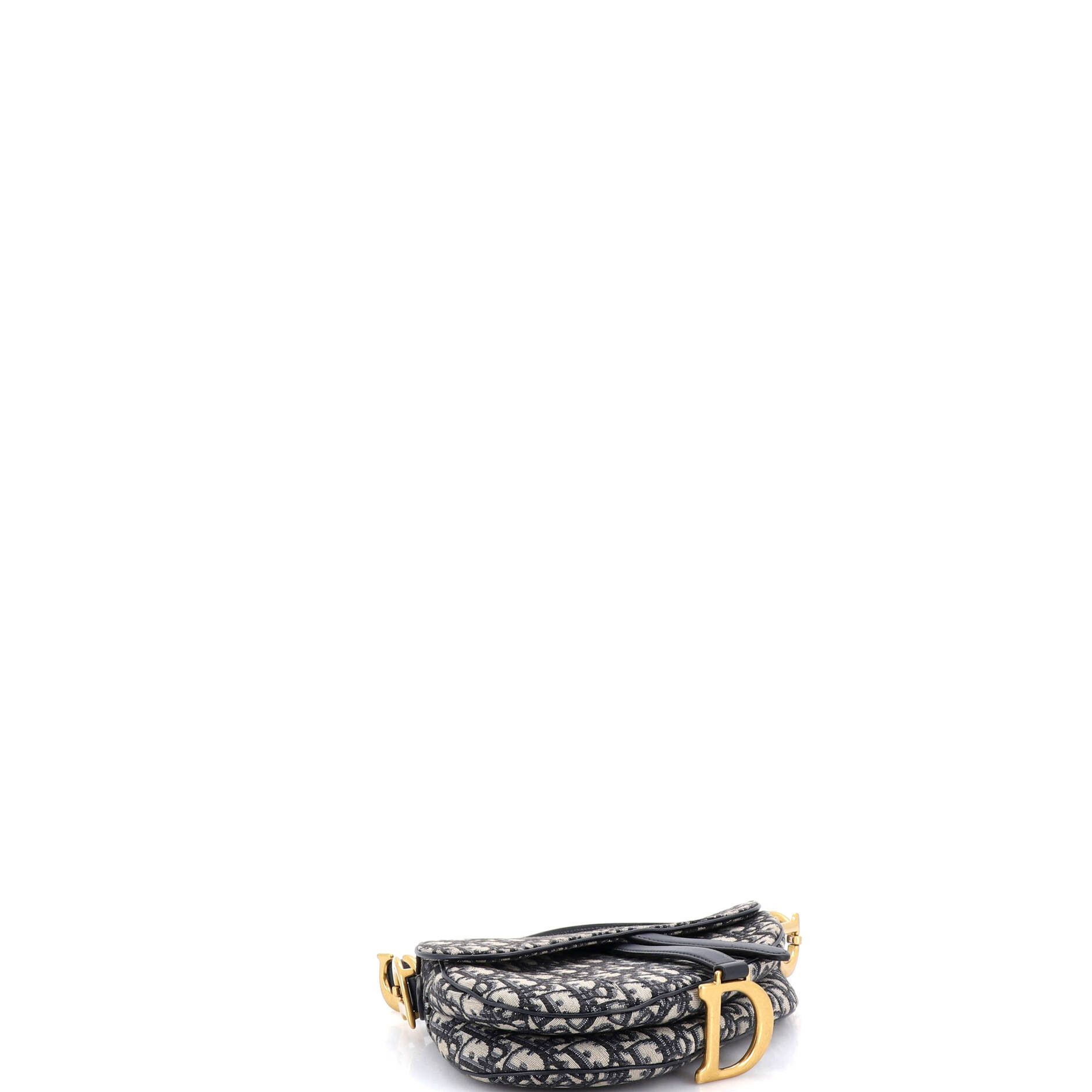 Dior Saddle Handbag Oblique Canvas Medium Size ONE SIZE - 3 Thumbnail