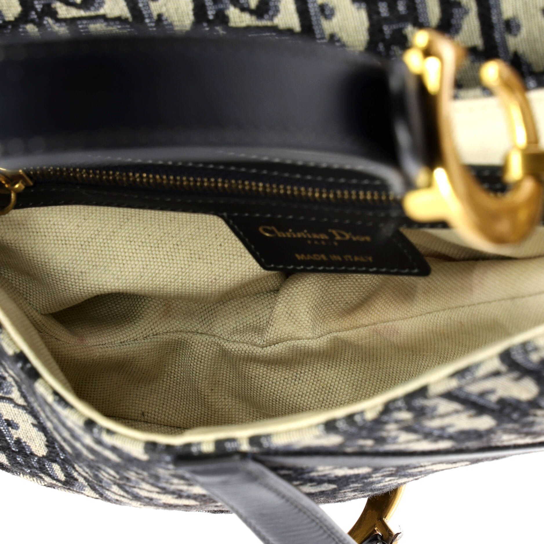 Dior Saddle Handbag Oblique Canvas Medium Size ONE SIZE - 4 Thumbnail