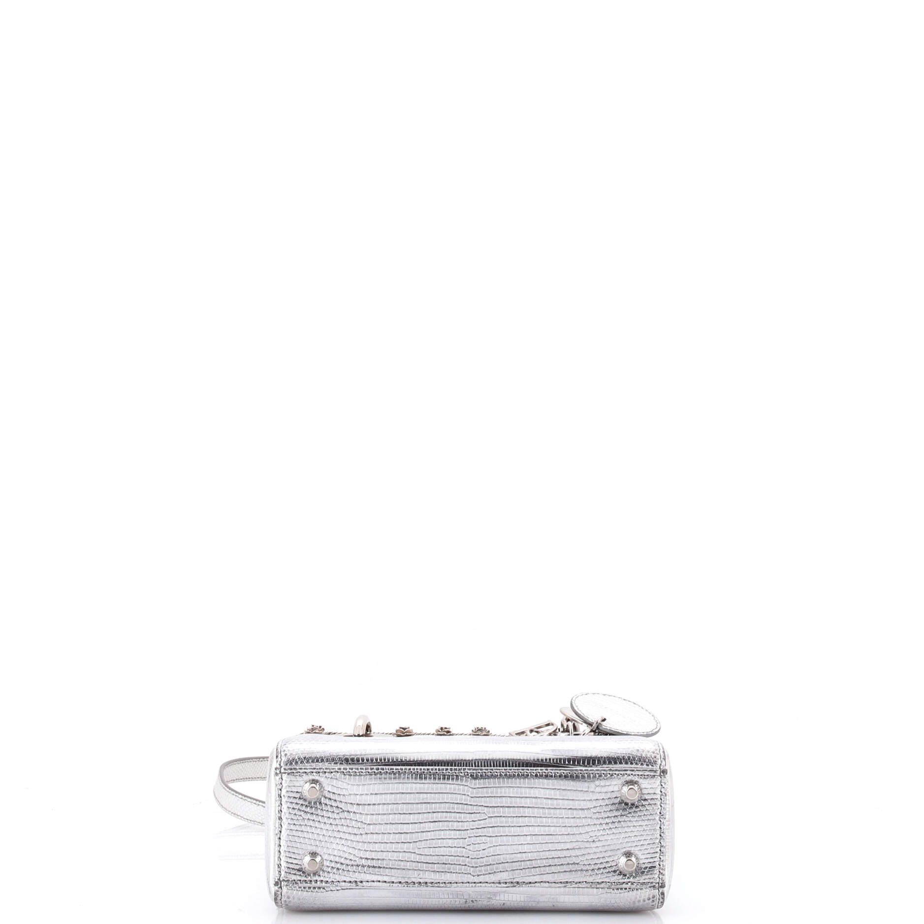 Dior Lady Dior Bag Lizard with Metal Applique Mini Size ONE SIZE - 3 Thumbnail