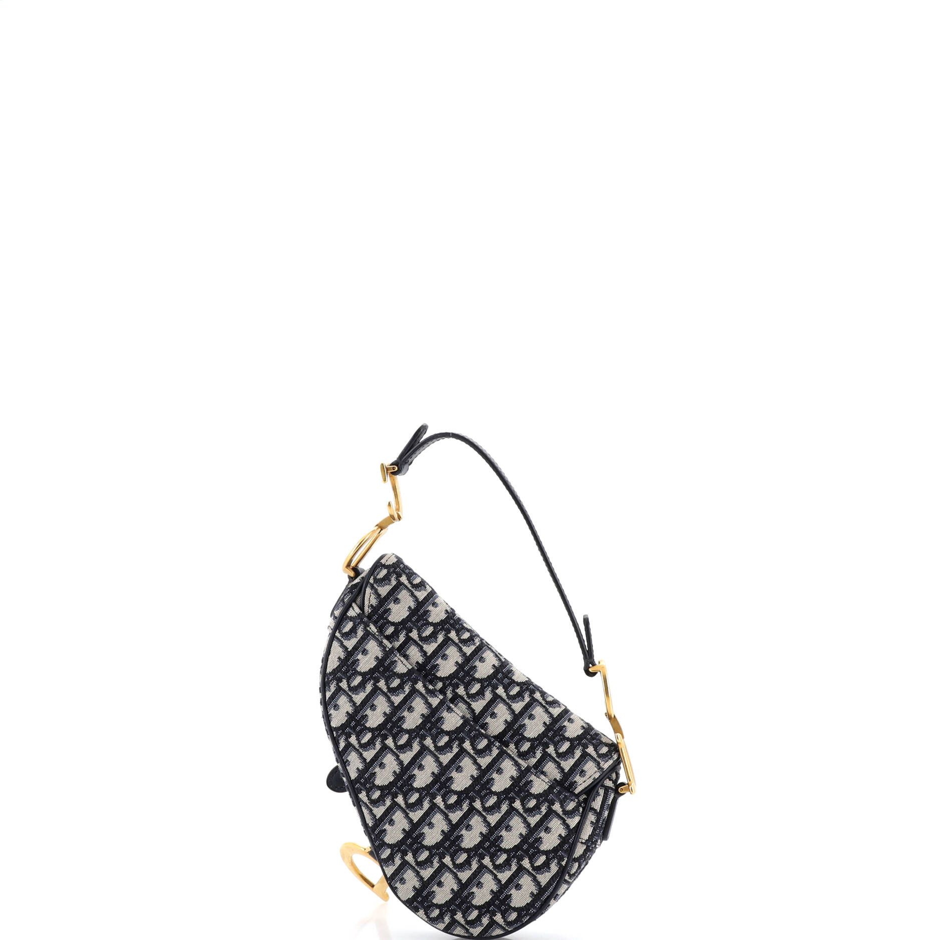 Dior Saddle Handbag Oblique Canvas Mini Size ONE SIZE - 2 Thumbnail