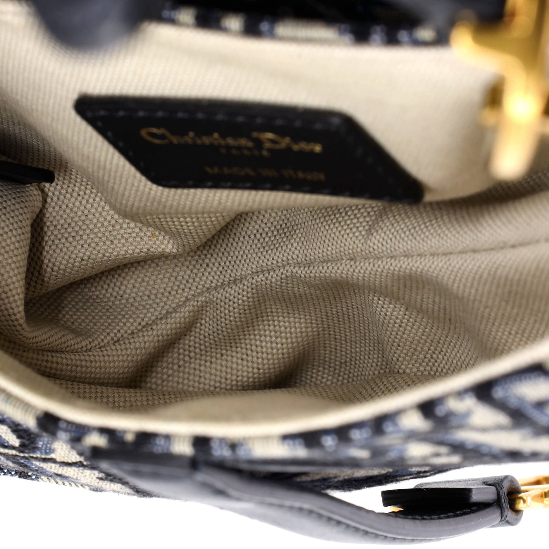 Dior Saddle Handbag Oblique Canvas Mini Size ONE SIZE - 4 Thumbnail