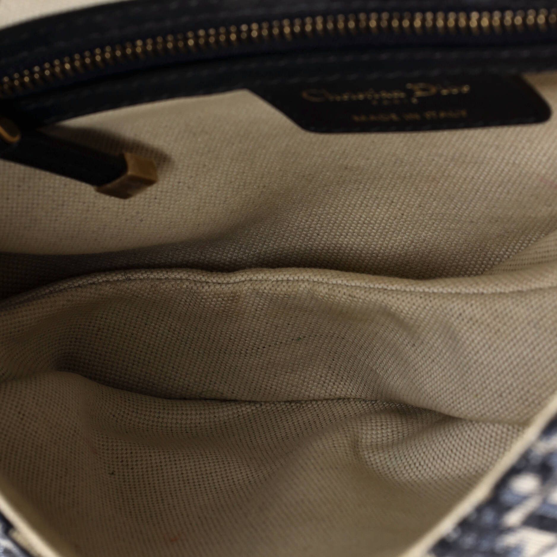 Dior Saddle Handbag Oblique Canvas Medium Size ONE SIZE - 4 Thumbnail
