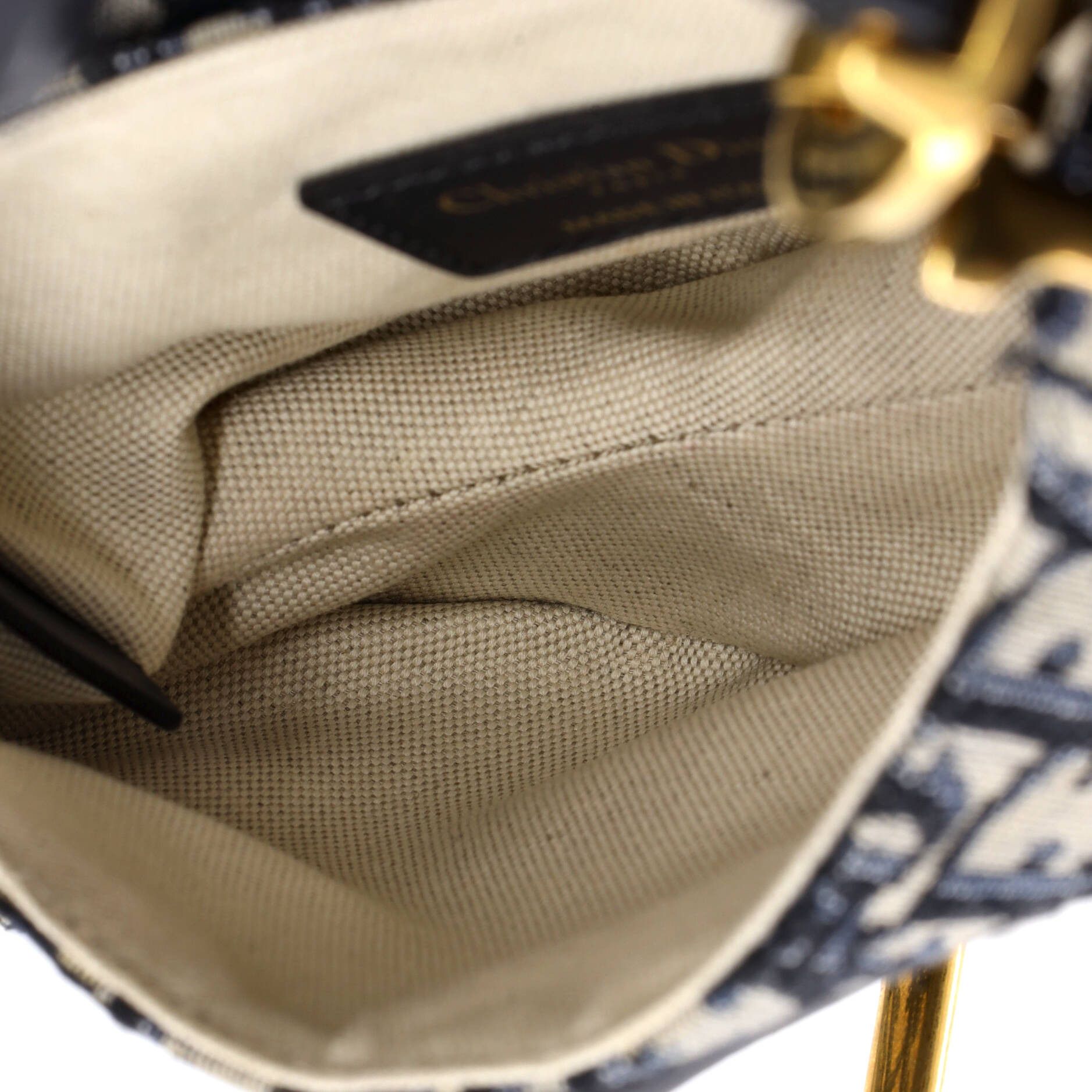 Dior Saddle Handbag Oblique Canvas Mini Size ONE SIZE - 4 Thumbnail