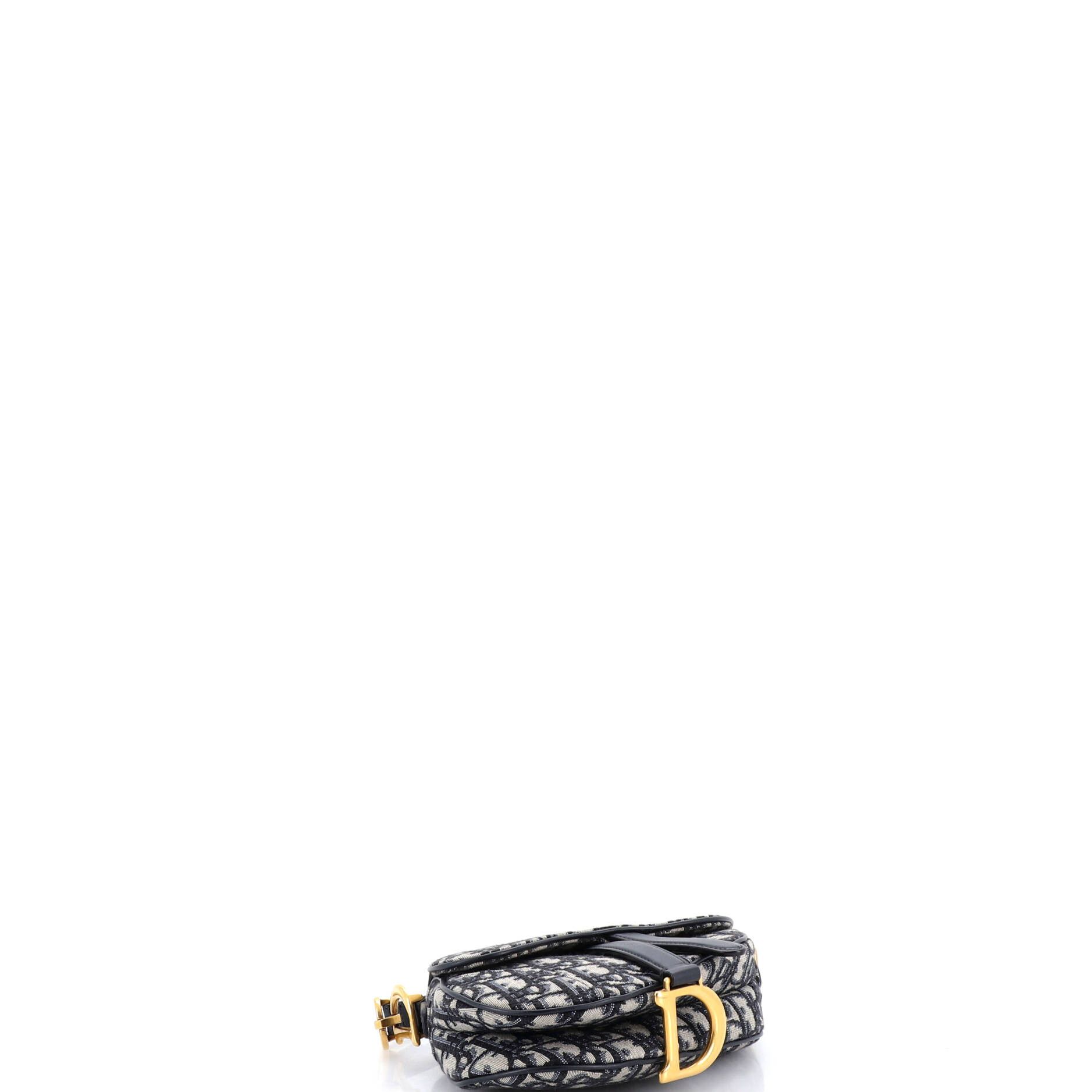 Dior Saddle Handbag Oblique Canvas Mini Size ONE SIZE - 3 Thumbnail