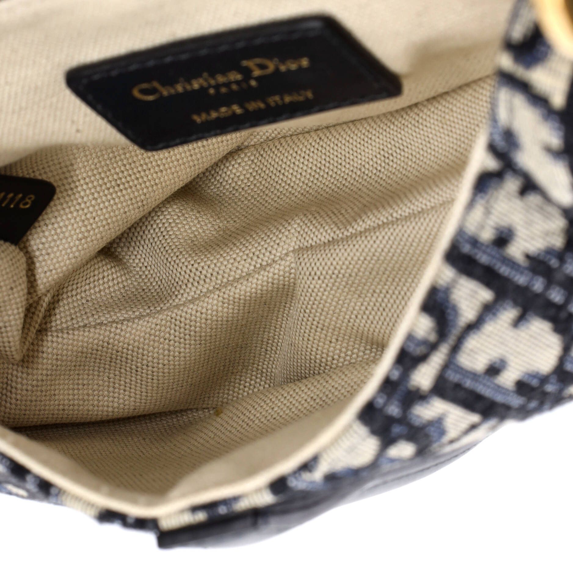Dior Saddle Handbag Oblique Canvas Mini Size ONE SIZE - 4 Thumbnail