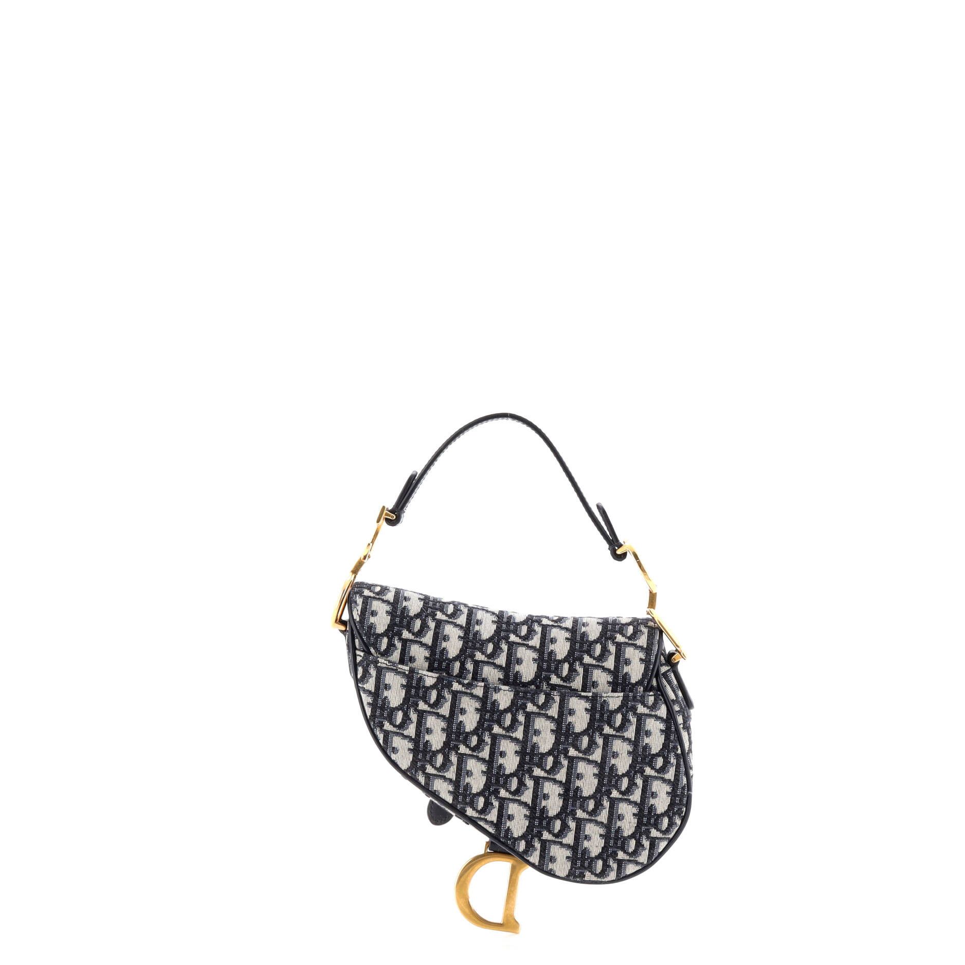 Dior Saddle Handbag Oblique Canvas Mini Size ONE SIZE - 2 Thumbnail