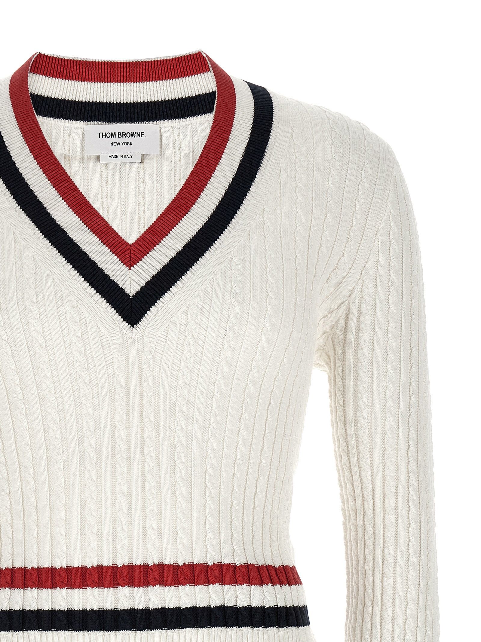 Thom Browne Rwb Intarsia Sweater Size US M / EU 48-50 / 2 - 3 Thumbnail
