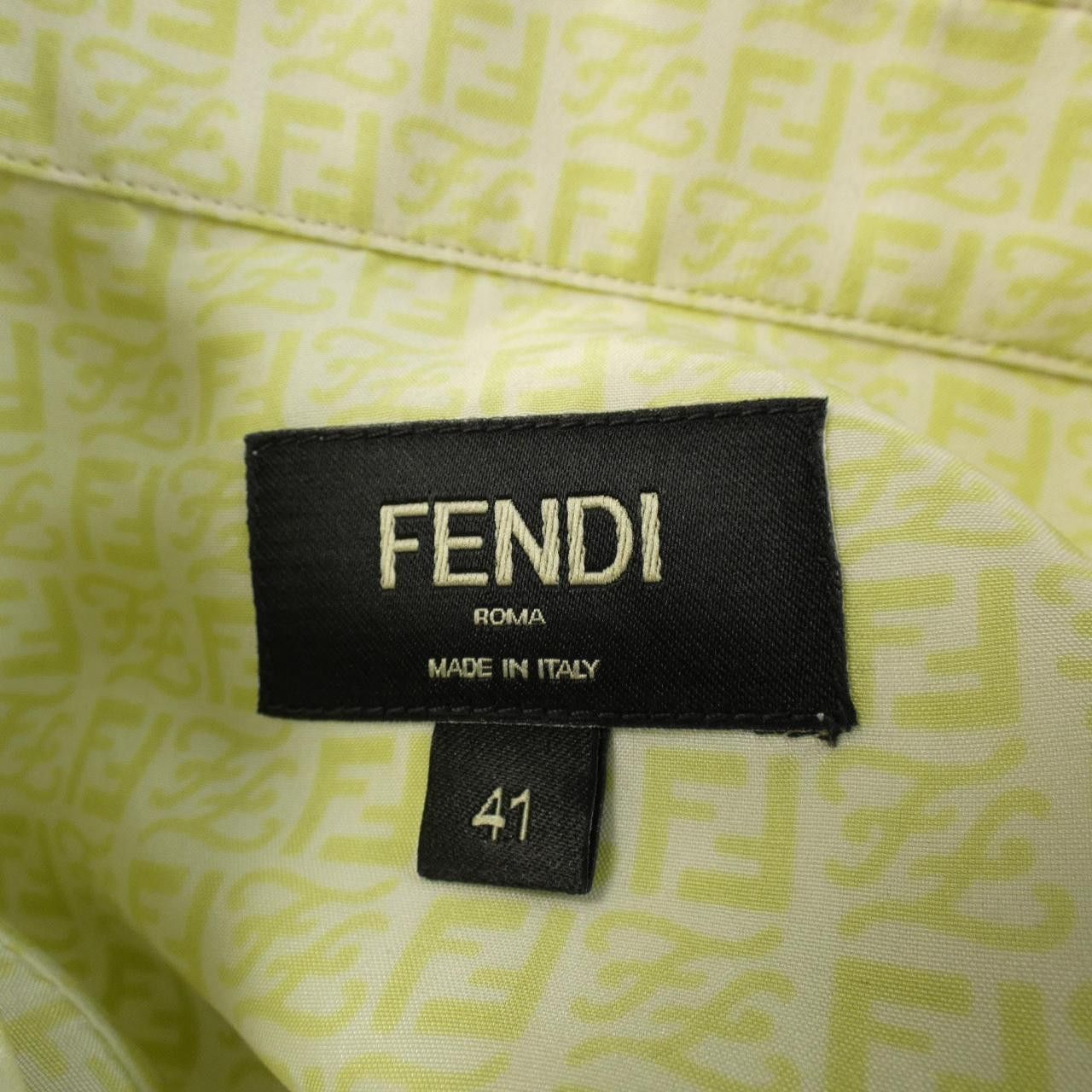 Fendi Fendi Fendi S/S Shirt Silk Shirt Textile Dress Shirt FS0795AI8P DUTY FREE for USA Size ONE SIZE - 4 Thumbnail