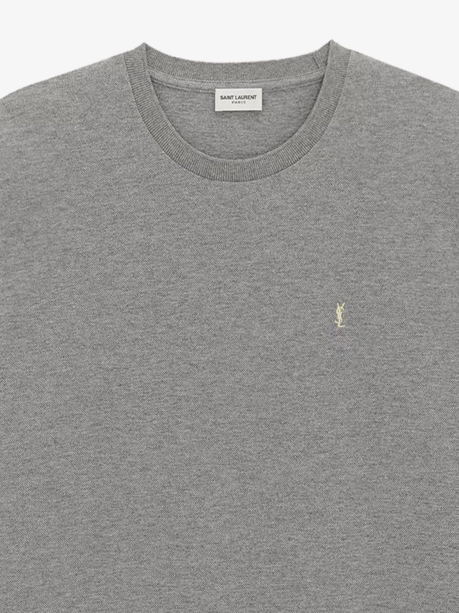 Yves Saint Laurent Recycled material t-shirt with Cassandre embroidery S - USA Tariffs Included Size US S / EU 44-46 / 1 - 3 Thumbnail