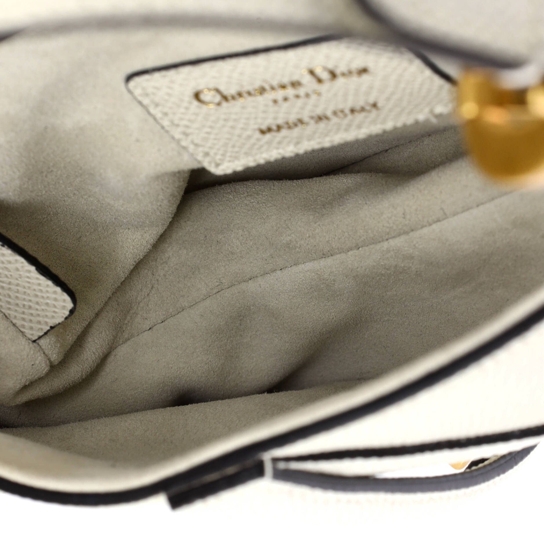 Dior Saddle Handbag Leather Mini Size ONE SIZE - 4 Thumbnail