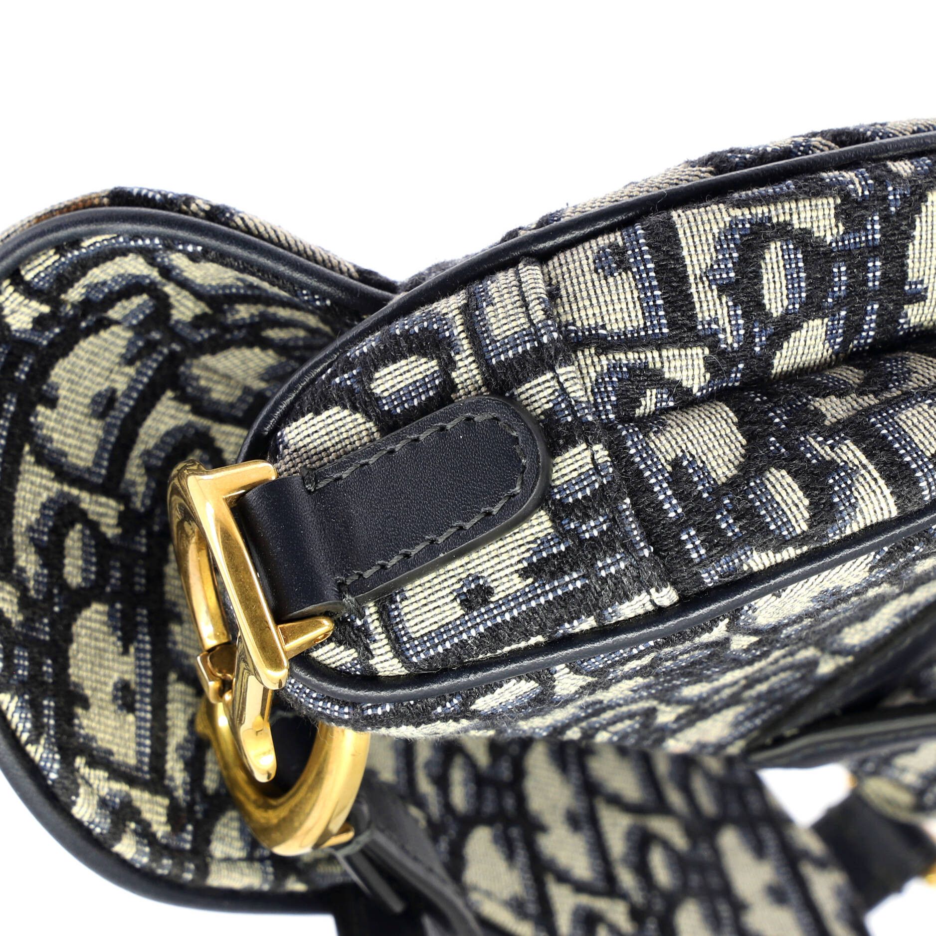 Dior Saddle Handbag Oblique Canvas Mini Size ONE SIZE - 6 Thumbnail