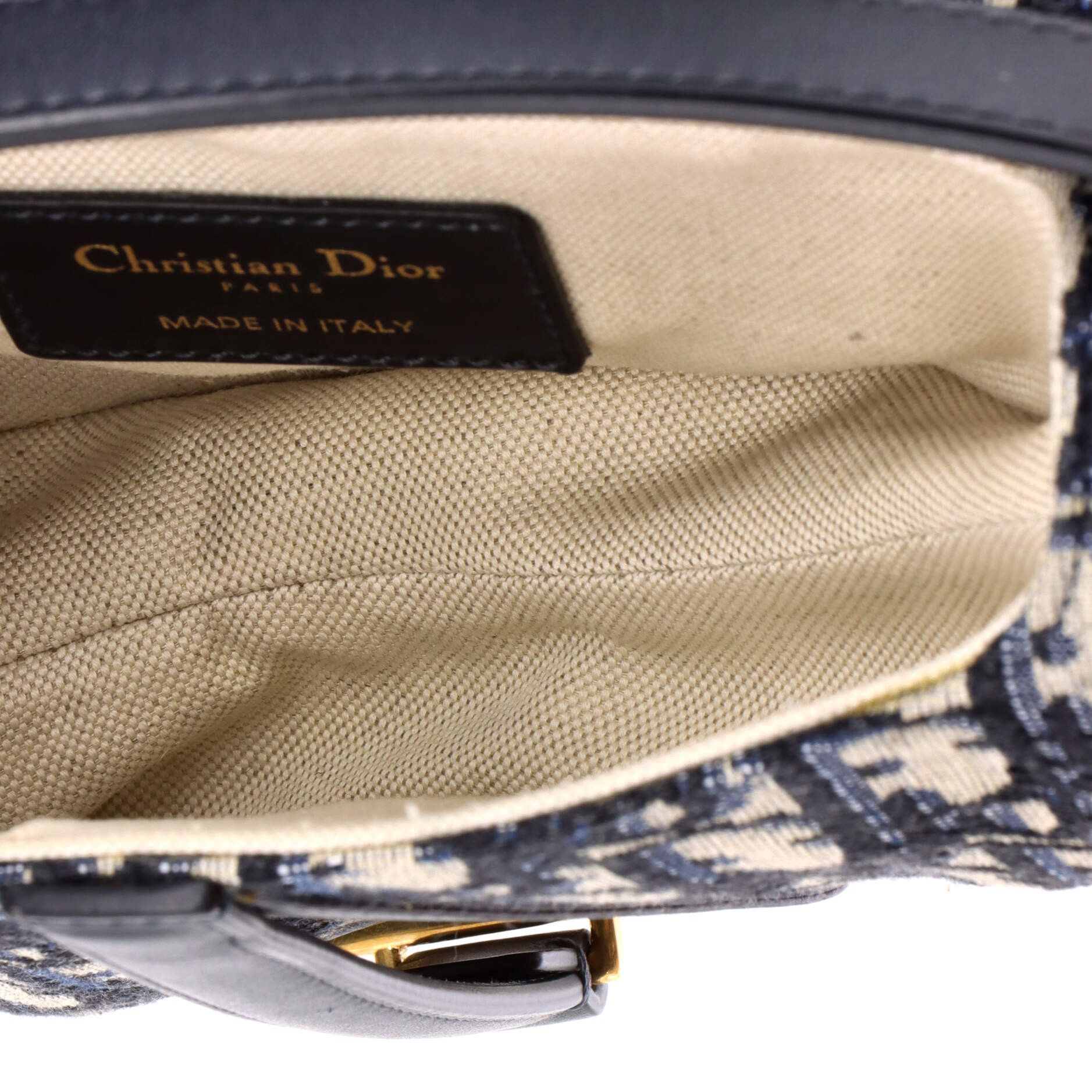 Dior Saddle Handbag Oblique Canvas Mini Size ONE SIZE - 4 Thumbnail
