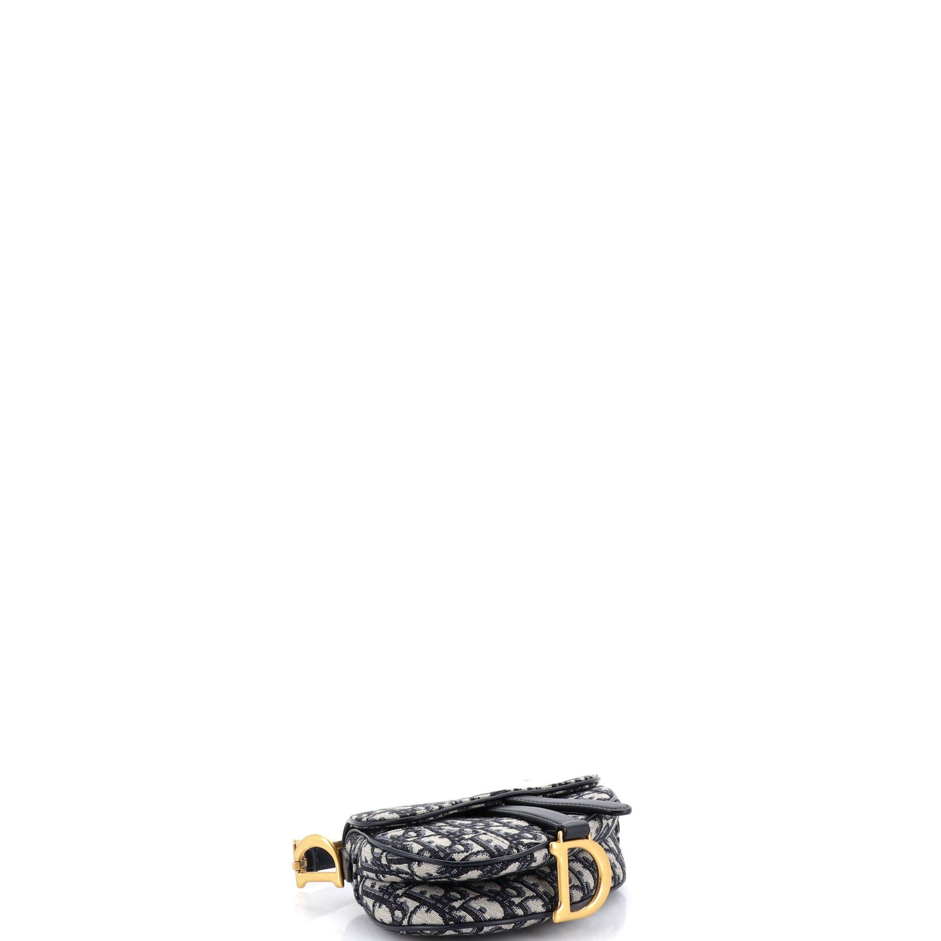 Dior Saddle Handbag Oblique Canvas Mini Size ONE SIZE - 3 Thumbnail