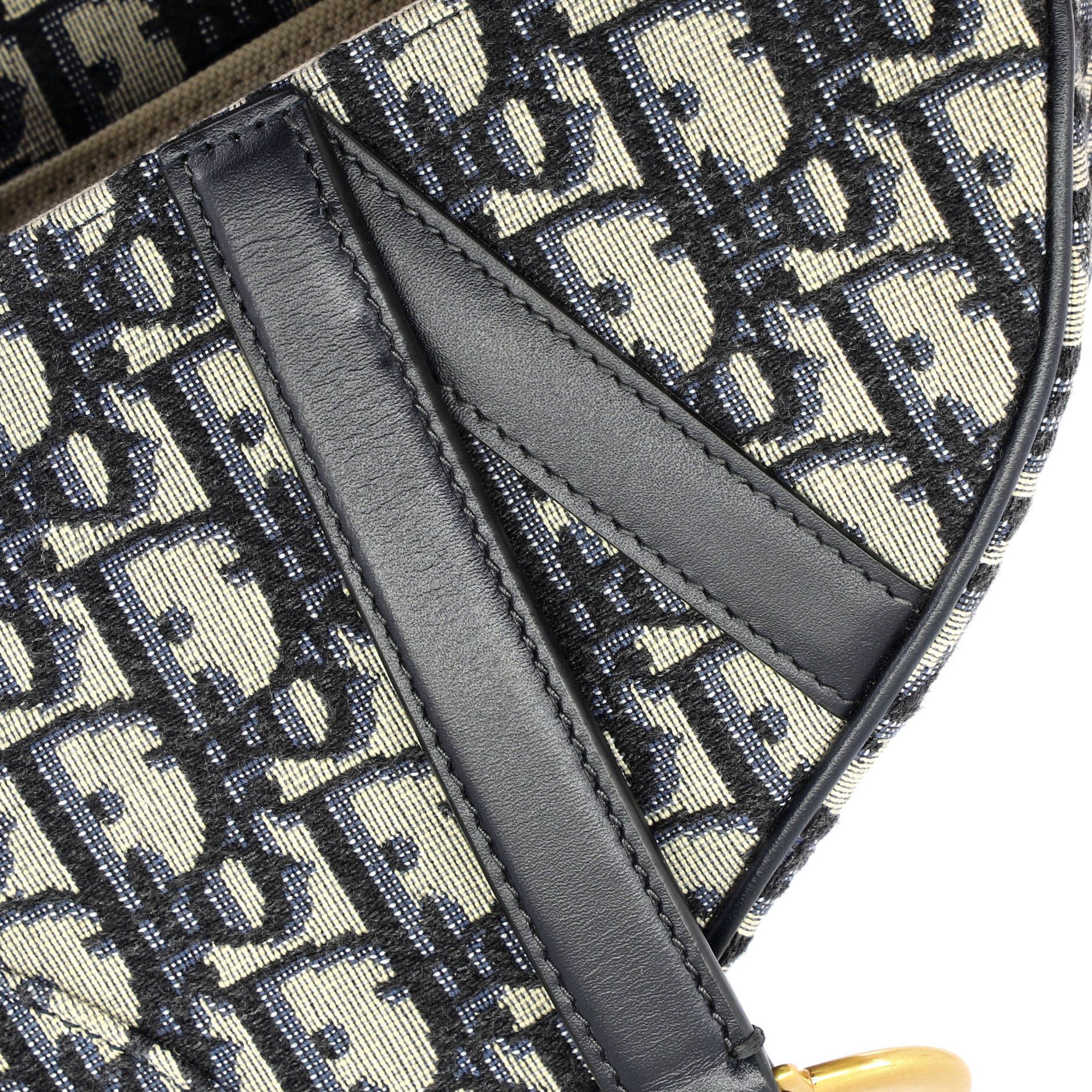 Dior Saddle Handbag Oblique Canvas Mini Size ONE SIZE - 6 Thumbnail