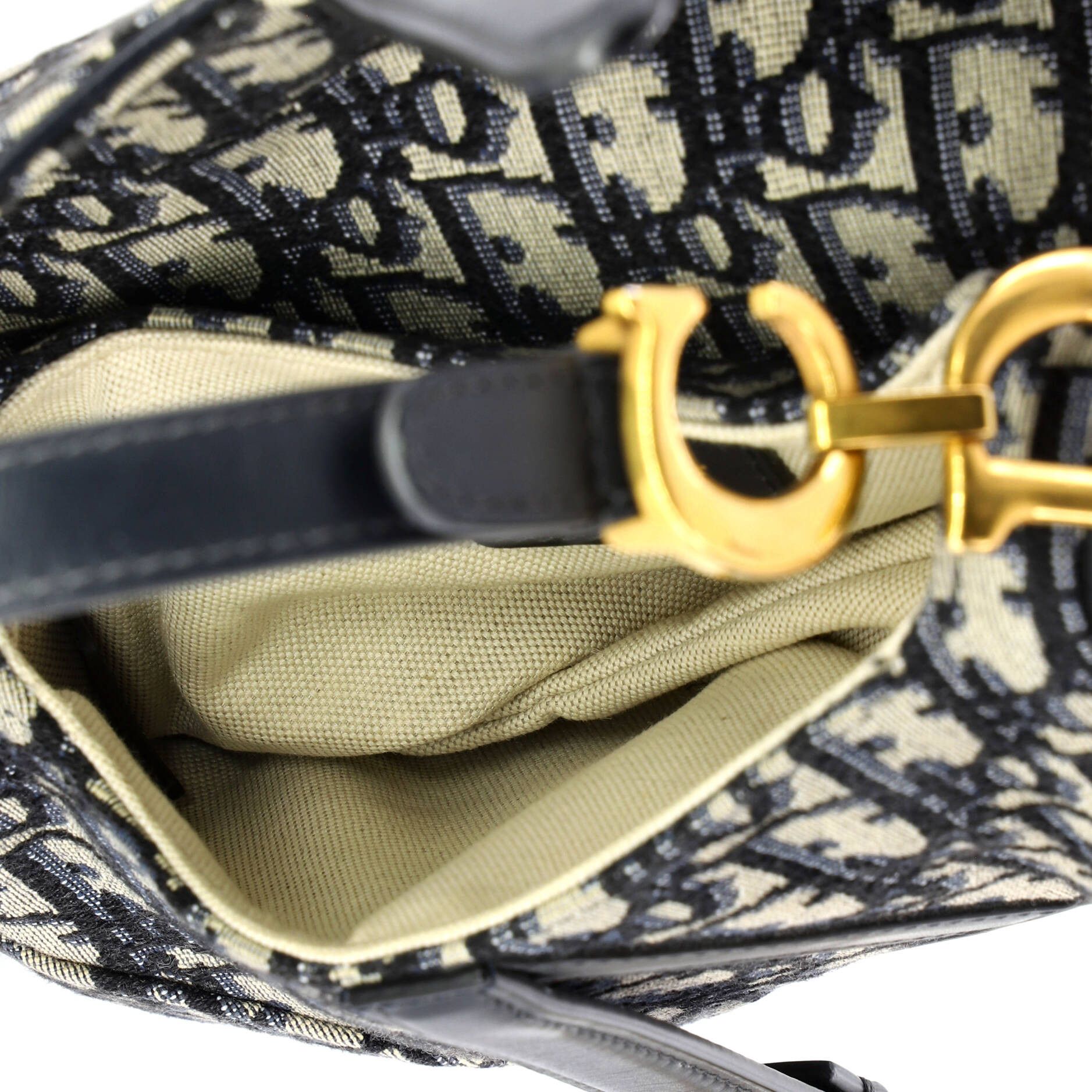Dior Saddle Handbag Oblique Canvas Mini Size ONE SIZE - 4 Thumbnail