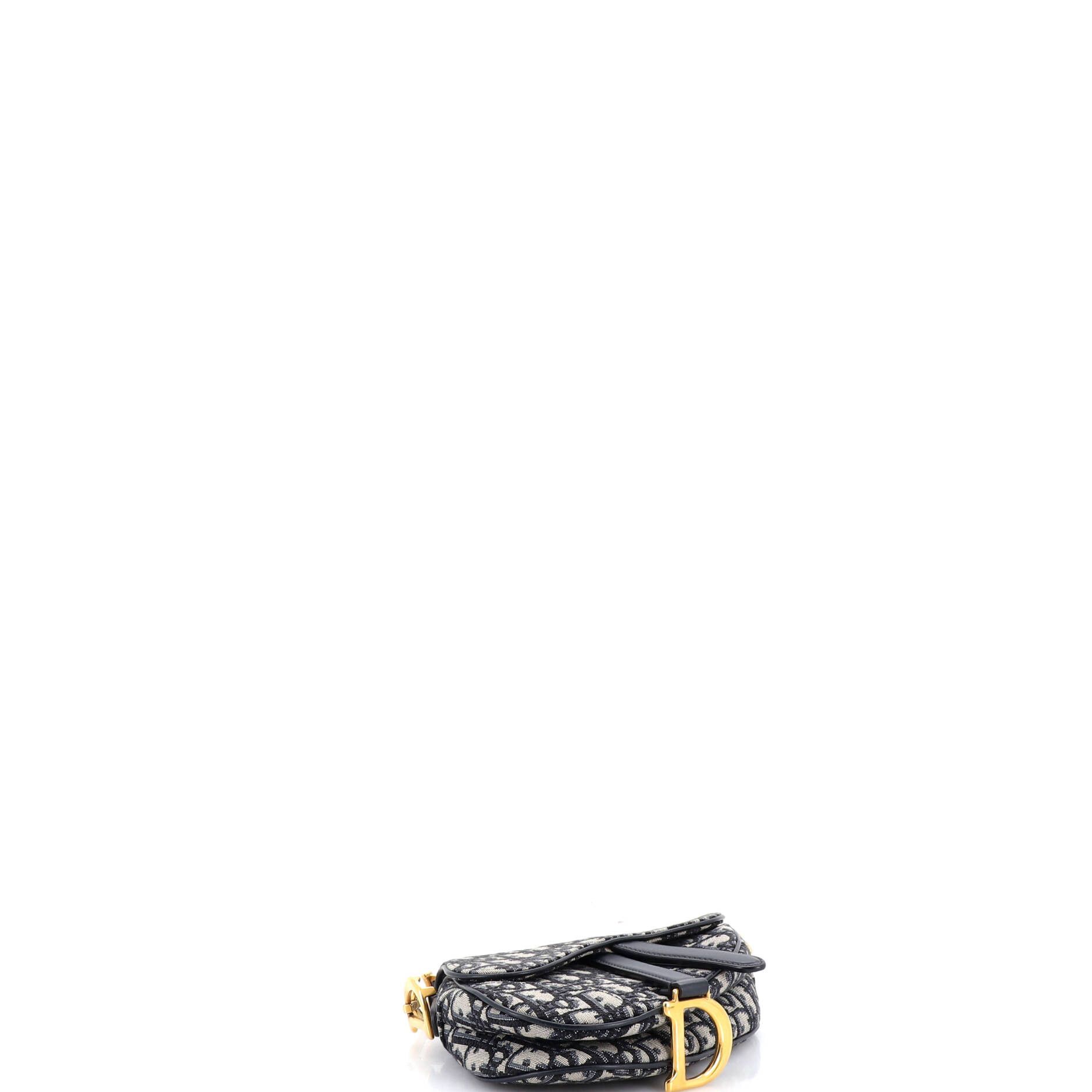 Dior Saddle Handbag Oblique Canvas Mini Size ONE SIZE - 3 Thumbnail