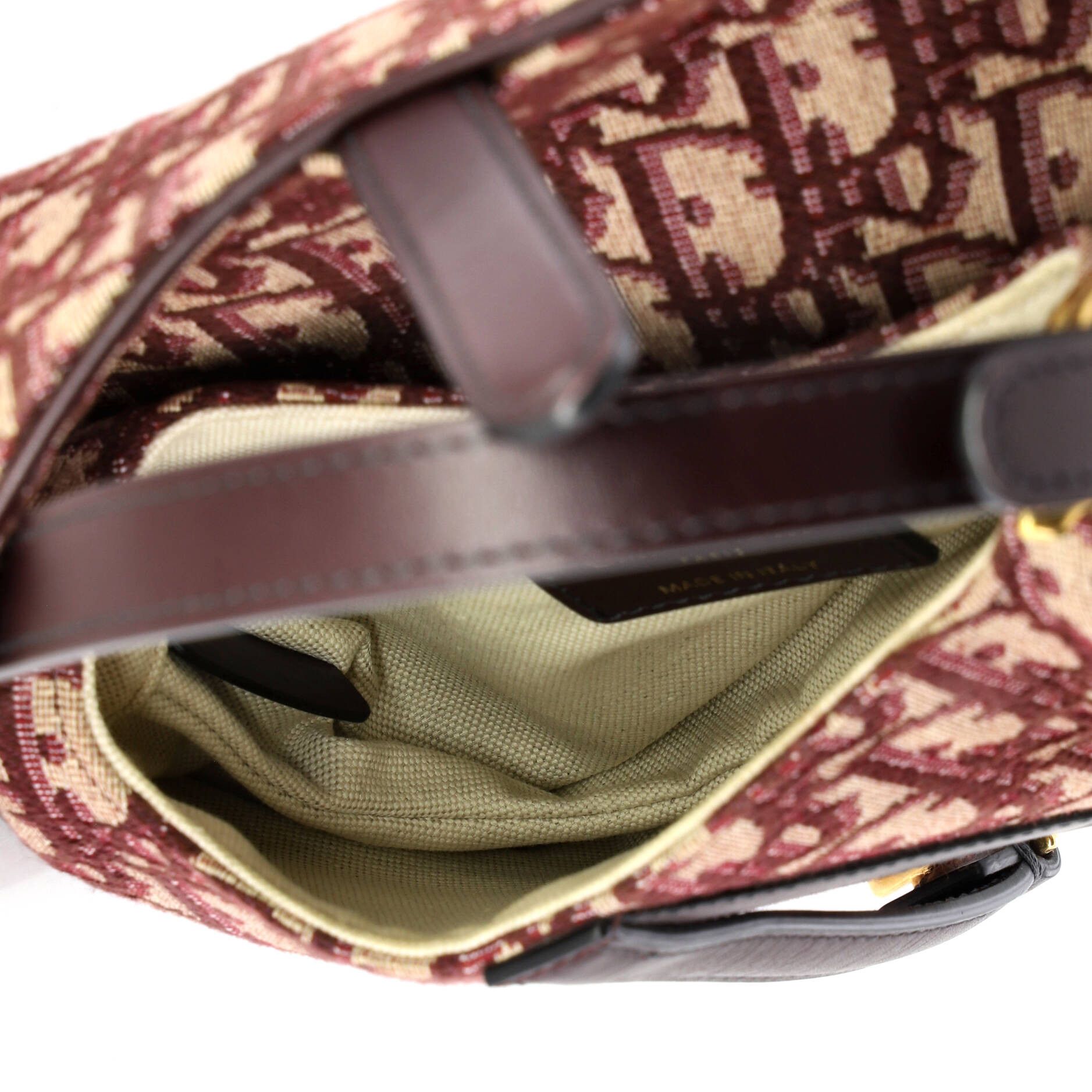 Dior Saddle Handbag Oblique Canvas Mini Size ONE SIZE - 4 Thumbnail