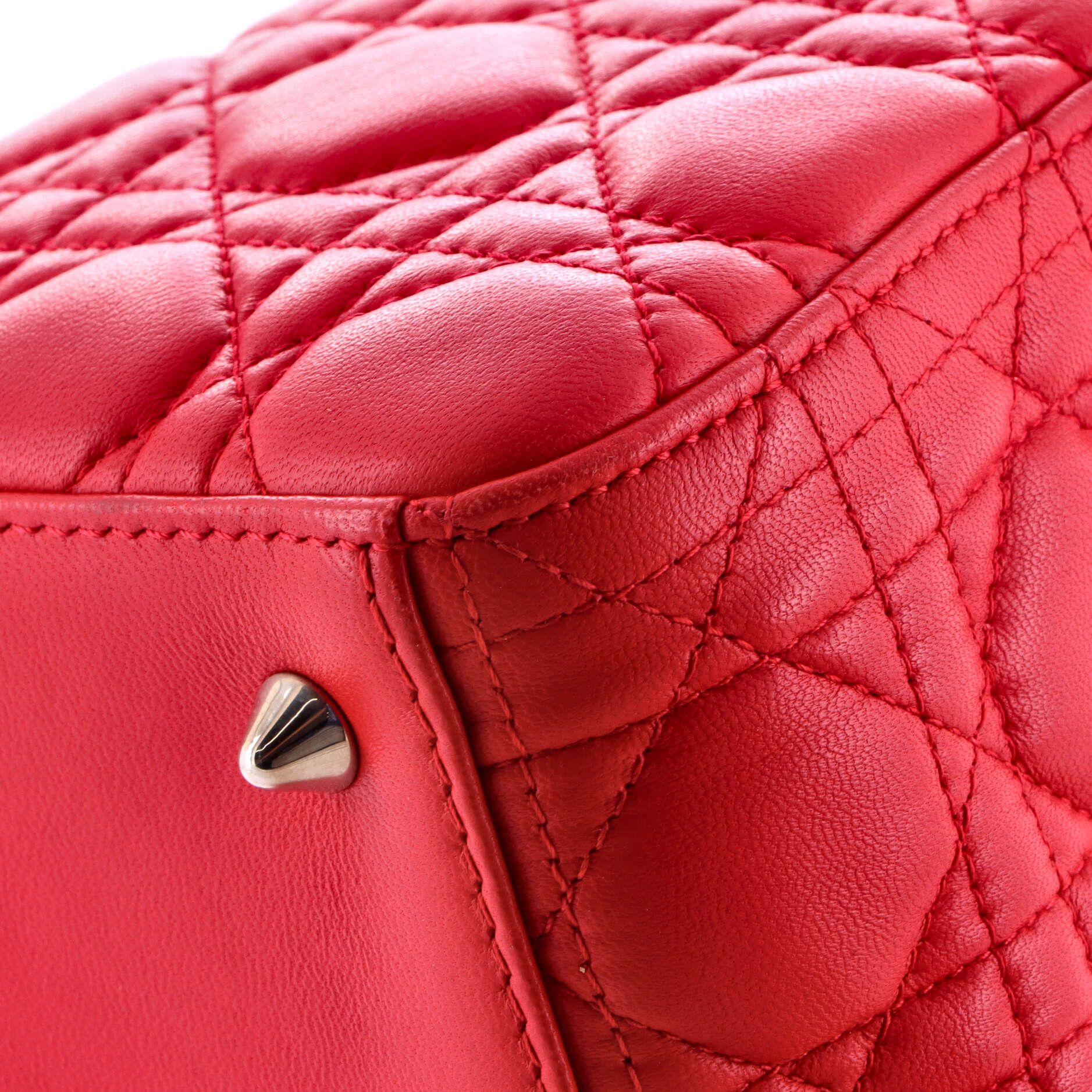 Dior Lady Dior Bag Cannage Quilt Lambskin Medium Size ONE SIZE - 6 Thumbnail