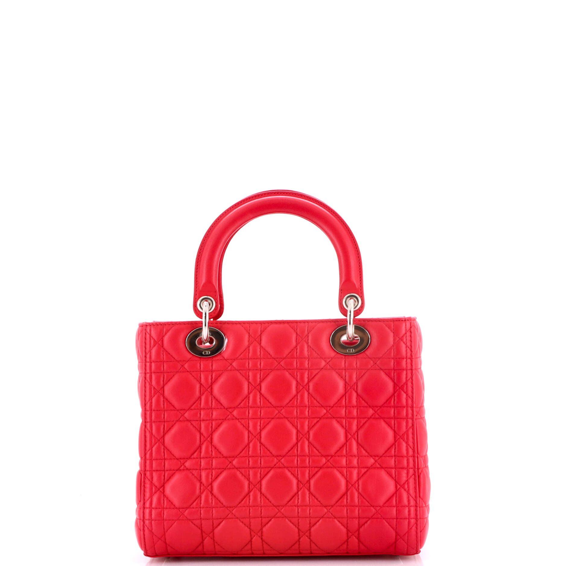 Dior Lady Dior Bag Cannage Quilt Lambskin Medium Size ONE SIZE - 2 Thumbnail
