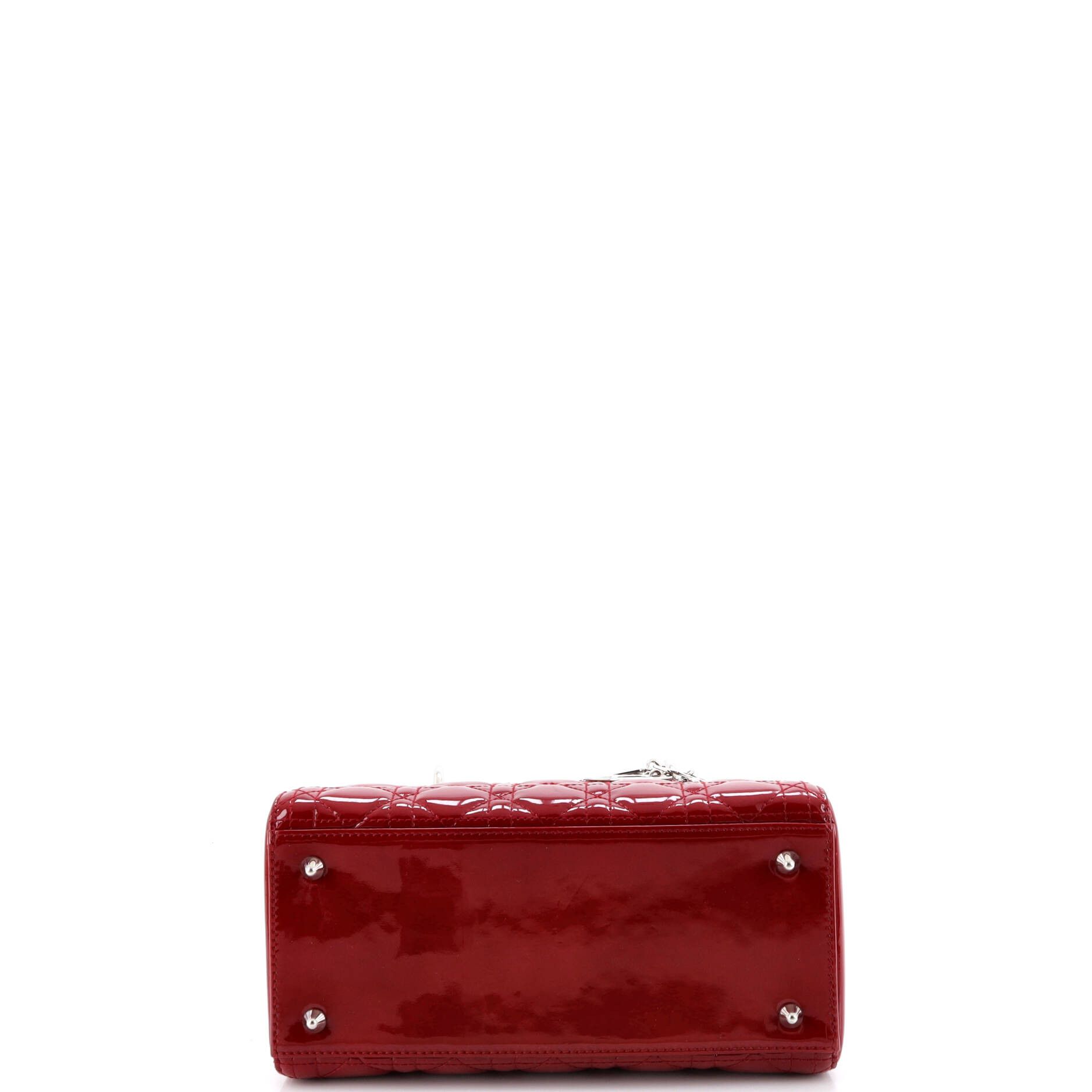 Dior Lady Dior Bag Cannage Quilt Patent Medium Size ONE SIZE - 3 Thumbnail