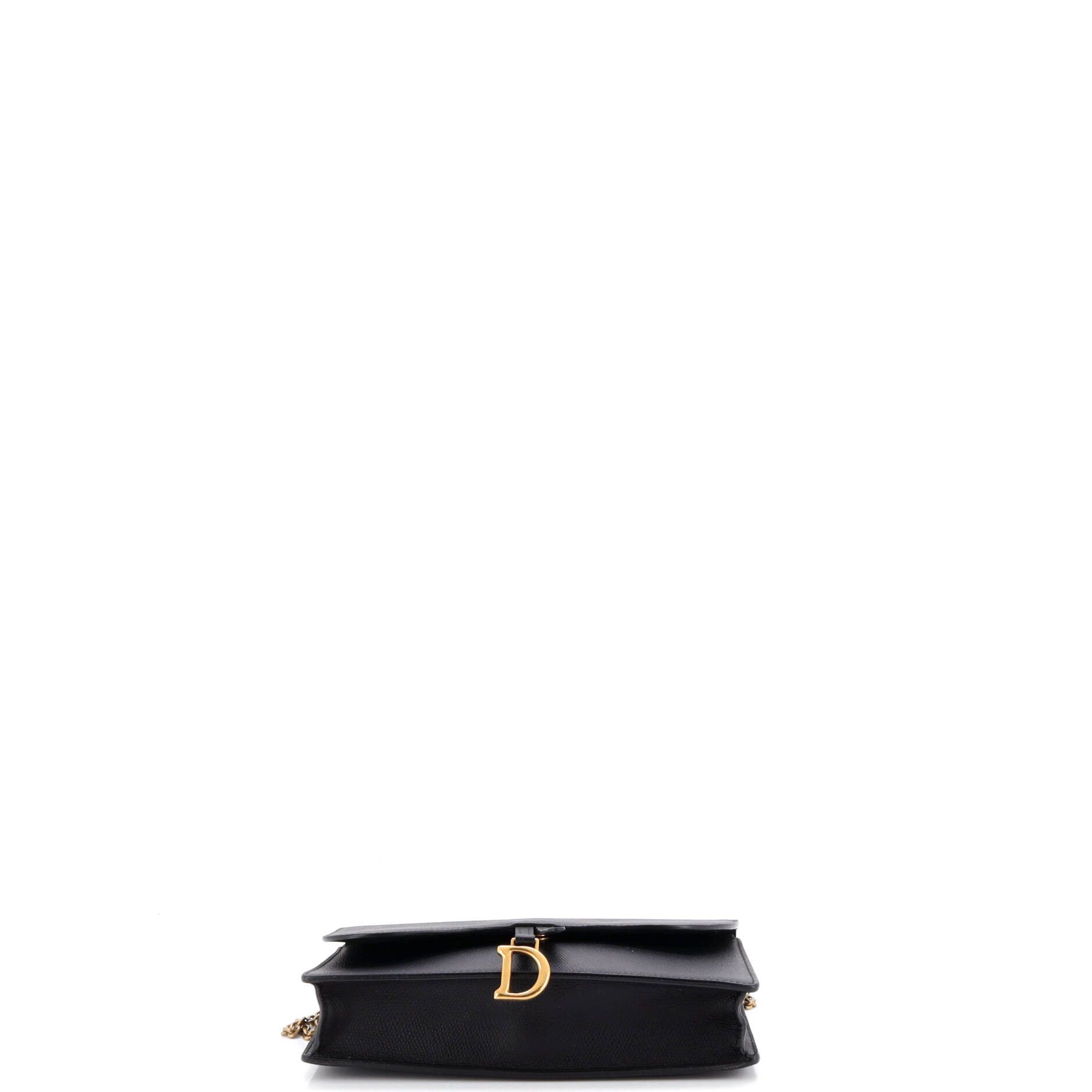 Dior Saddle Chain Clutch Leather Size ONE SIZE - 3 Thumbnail