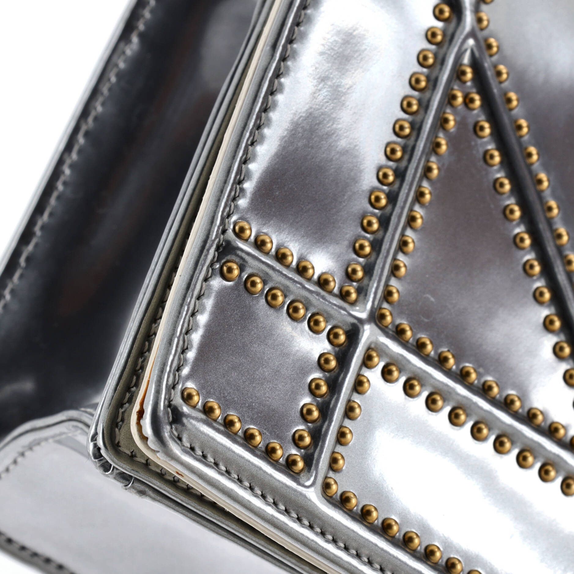Dior Diorama Flap Bag Studded Patent Small Size ONE SIZE - 5 Thumbnail