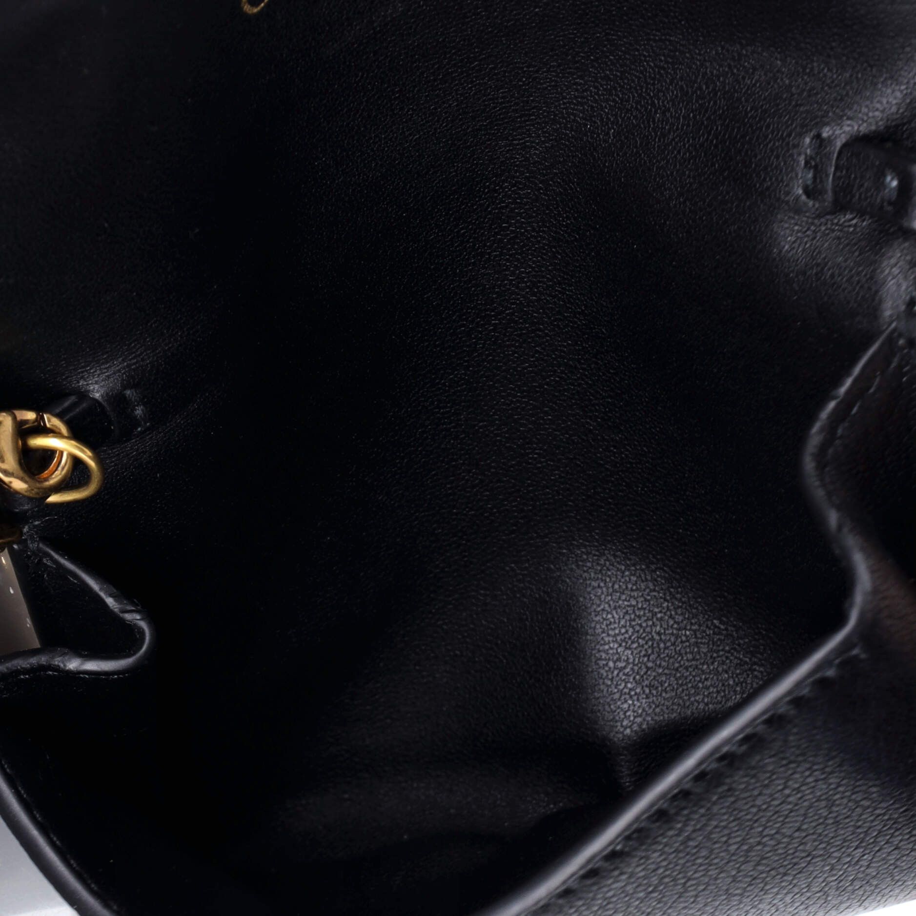 Dior Saddle Nano Pouch Leather Size ONE SIZE - 4 Thumbnail