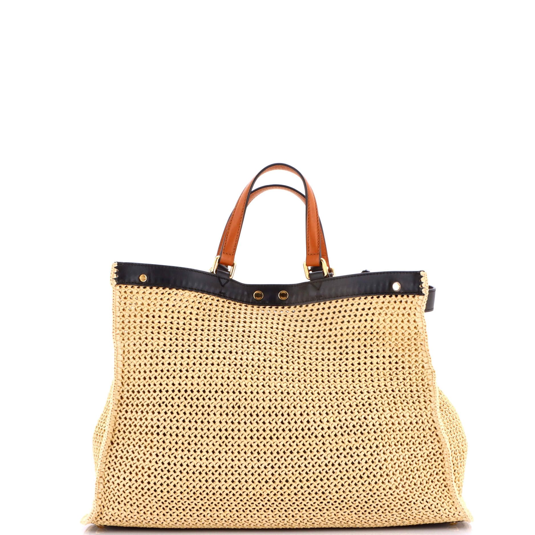 Fendi Peekaboo X-Tote Raffia Medium Size ONE SIZE - 2 Thumbnail