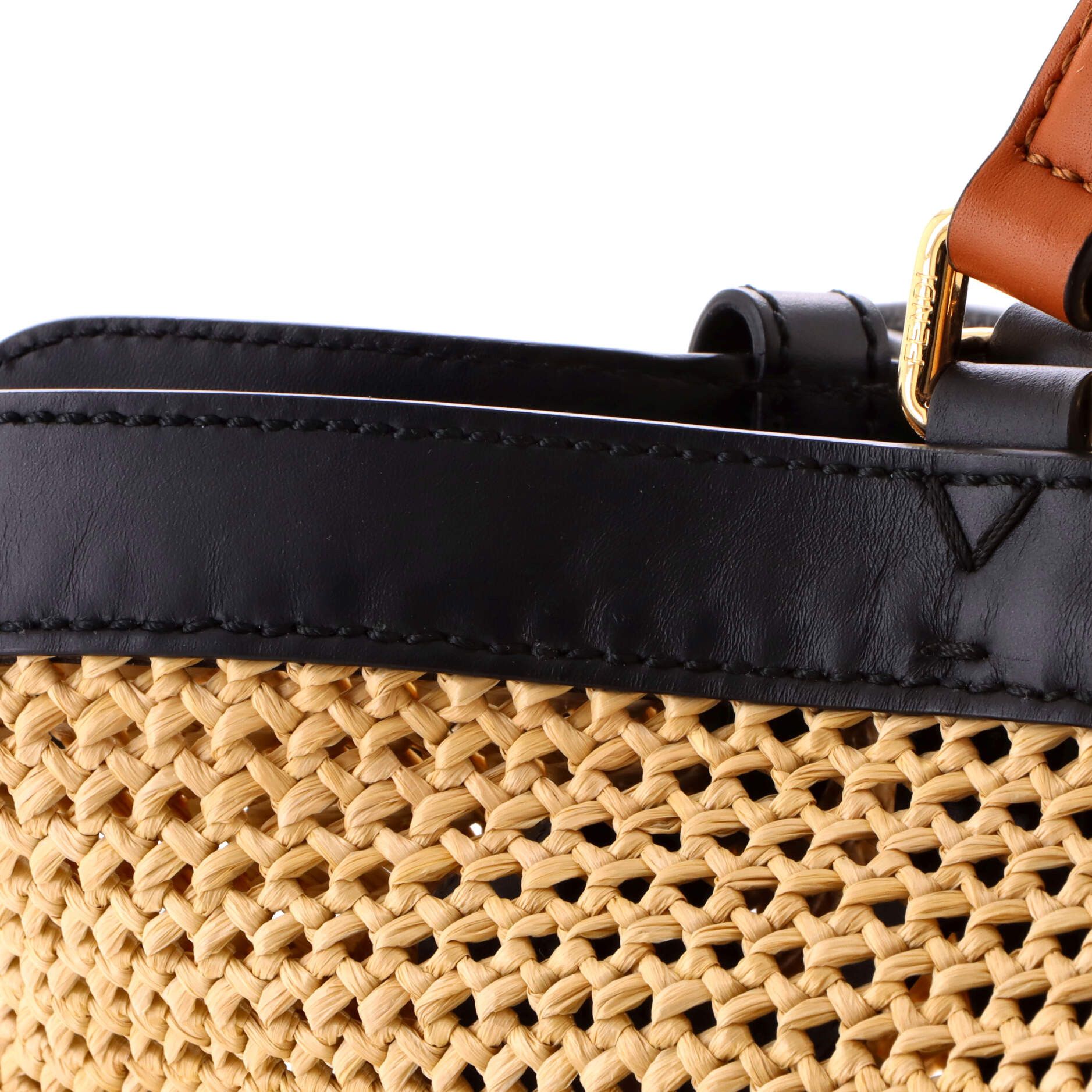 Fendi Peekaboo X-Tote Raffia Medium Size ONE SIZE - 5 Thumbnail