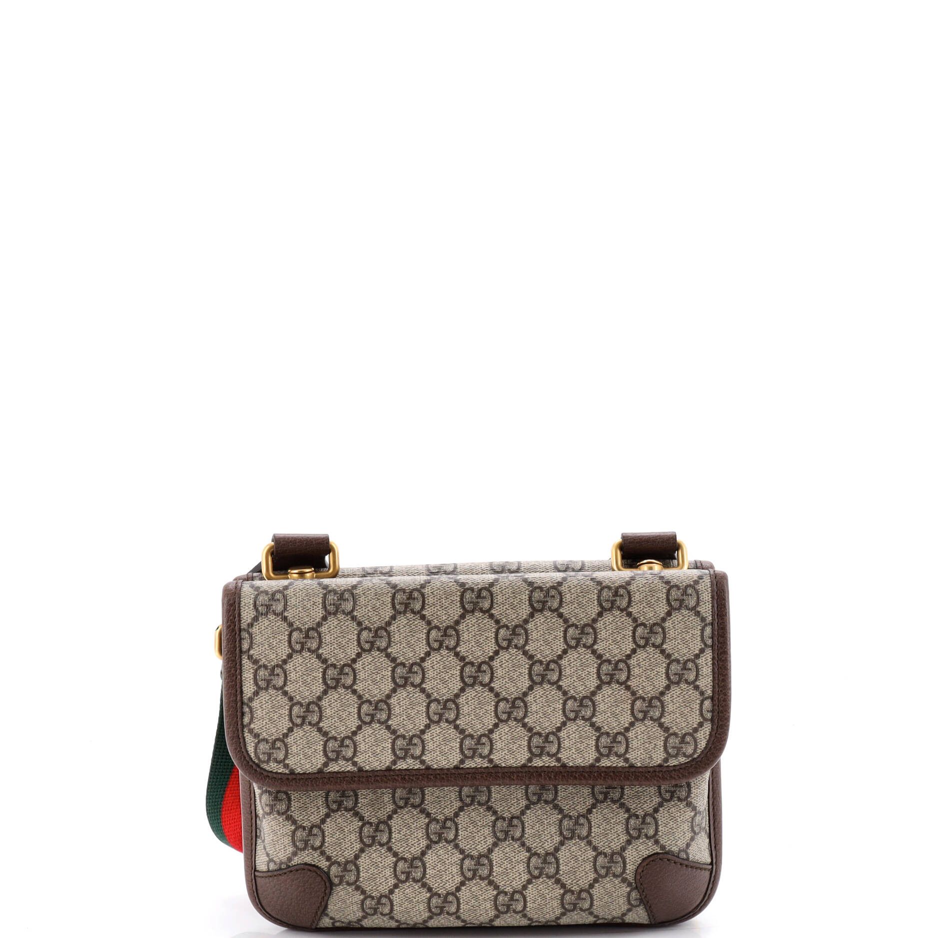 Gucci Neo Vintage Flap Messenger GG Coated Canvas Small Size ONE SIZE - 2 Thumbnail