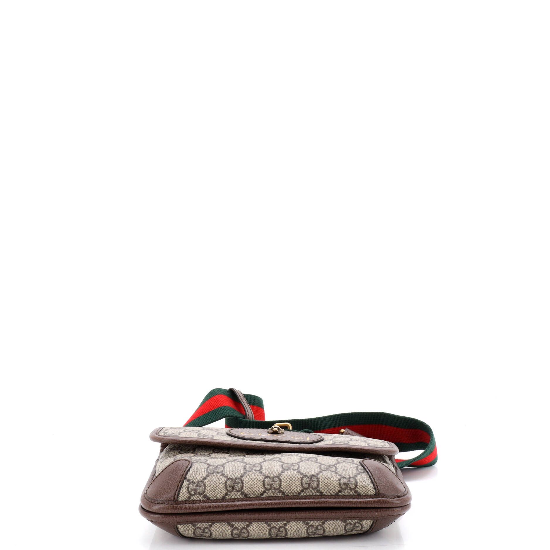 Gucci Neo Vintage Flap Messenger GG Coated Canvas Small Size ONE SIZE - 3 Thumbnail
