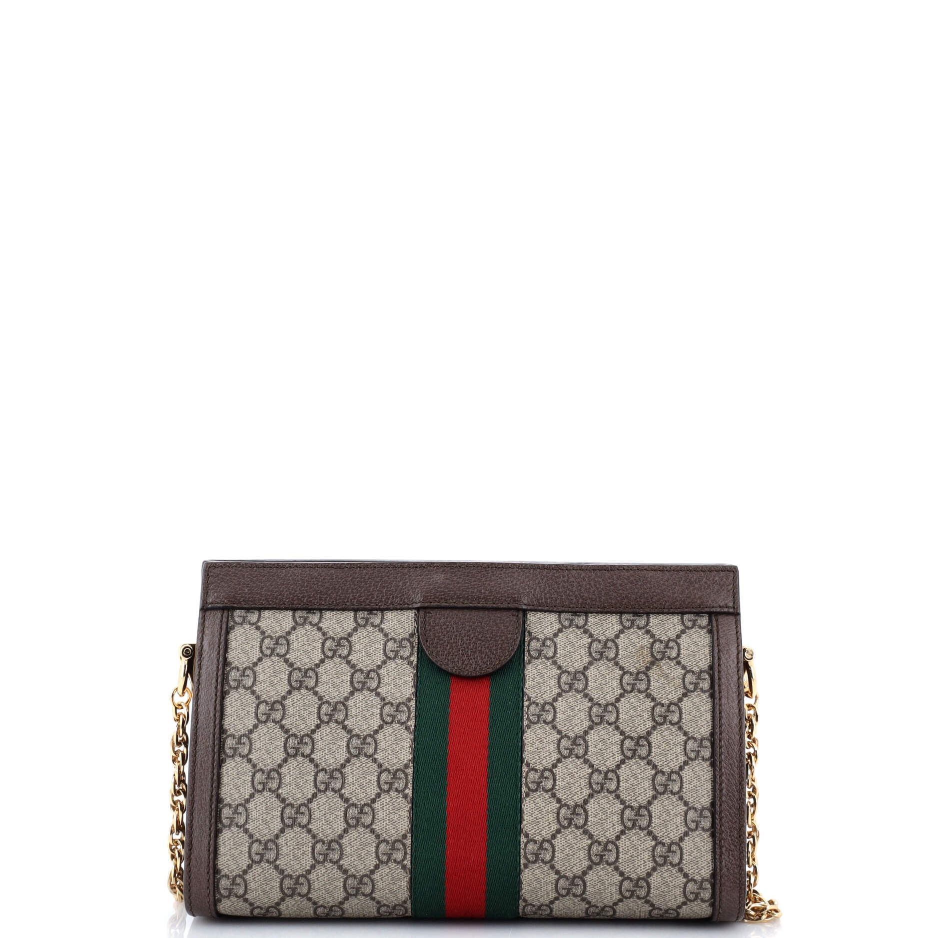 Gucci Ophidia Chain Shoulder Bag GG Coated Canvas Small Size ONE SIZE - 2 Thumbnail