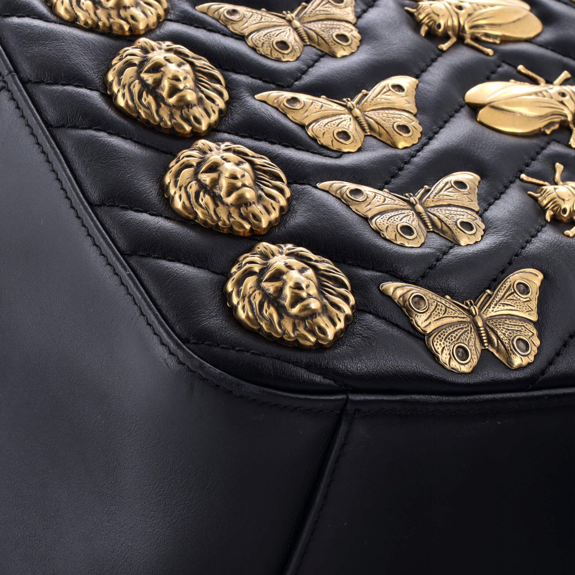 Gucci GG Marmont Backpack Embellished Matelasse Leather Small Size ONE SIZE - 5 Thumbnail