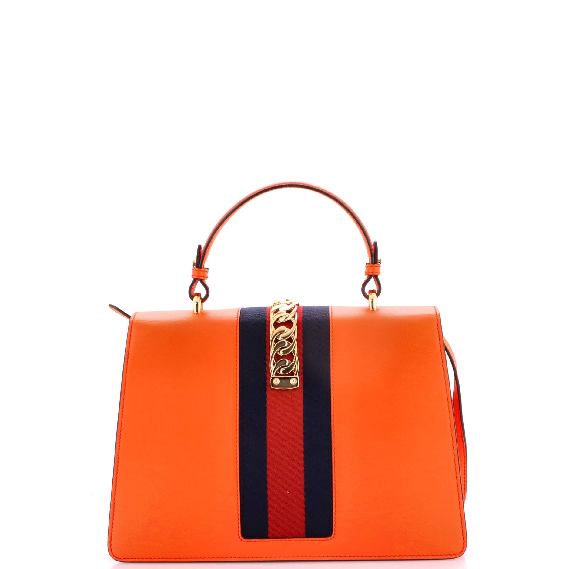 Gucci Sylvie Top Handle Bag Leather Medium Size ONE SIZE - 2 Thumbnail