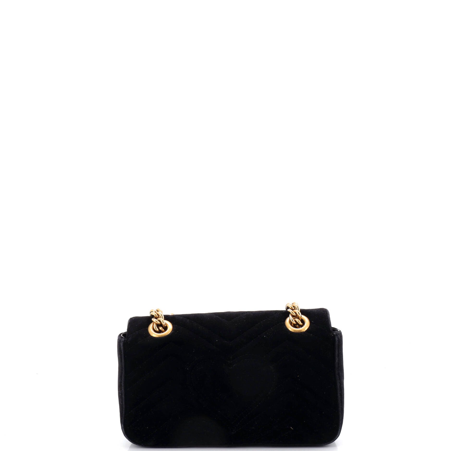 Gucci GG Marmont Flap Bag Matelasse Velvet Mini Size ONE SIZE - 2 Thumbnail