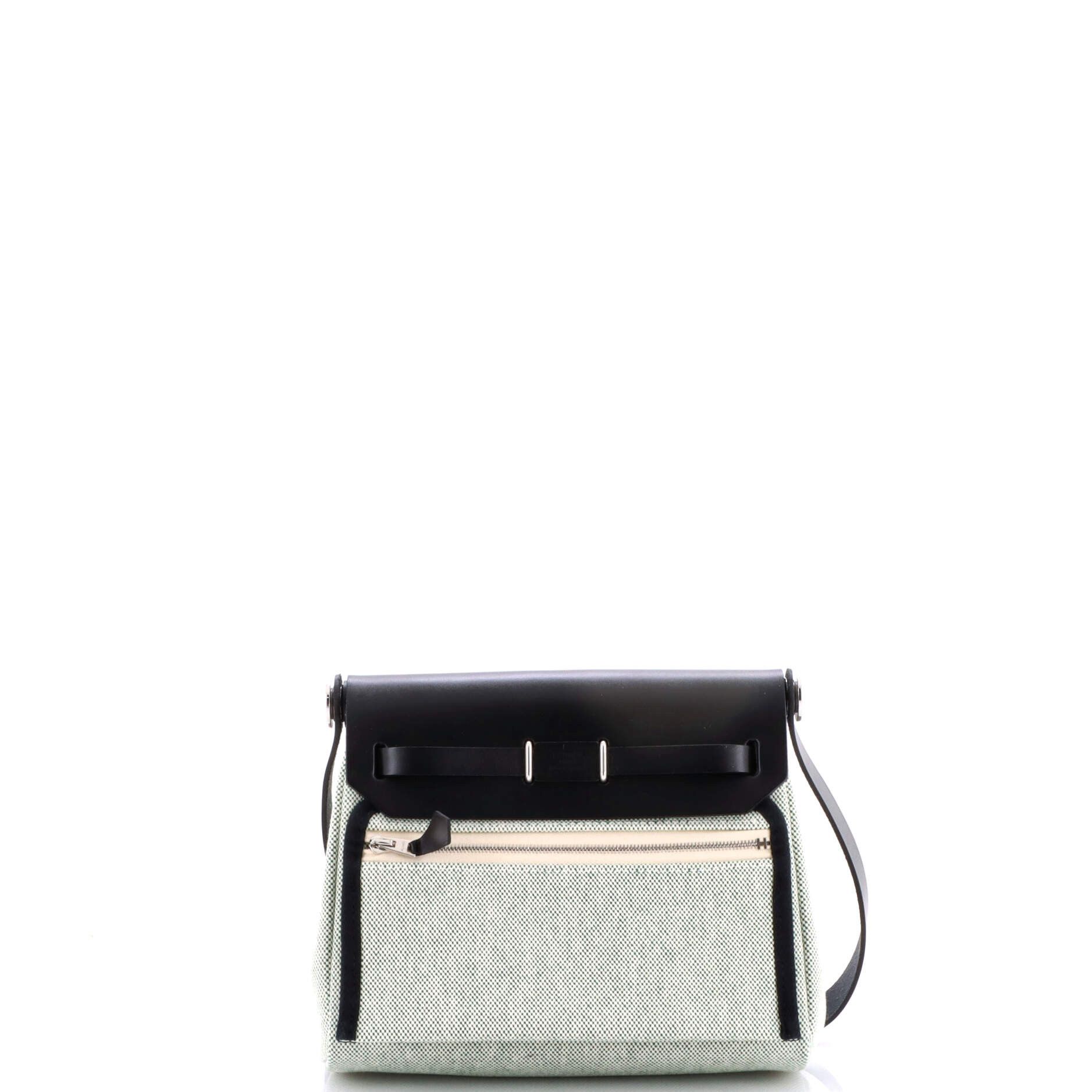 Hermes Herbag Zip Toile and Leather 20 Size ONE SIZE - 2 Thumbnail