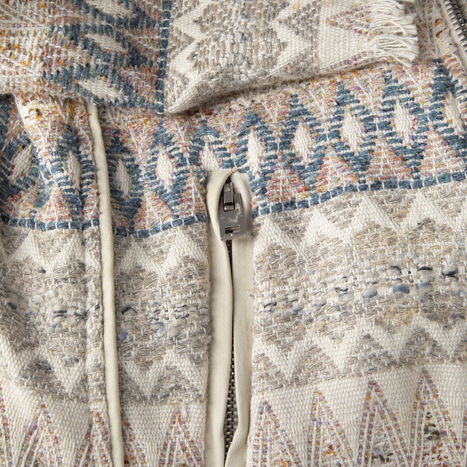 Abstract Zip Up Jacket