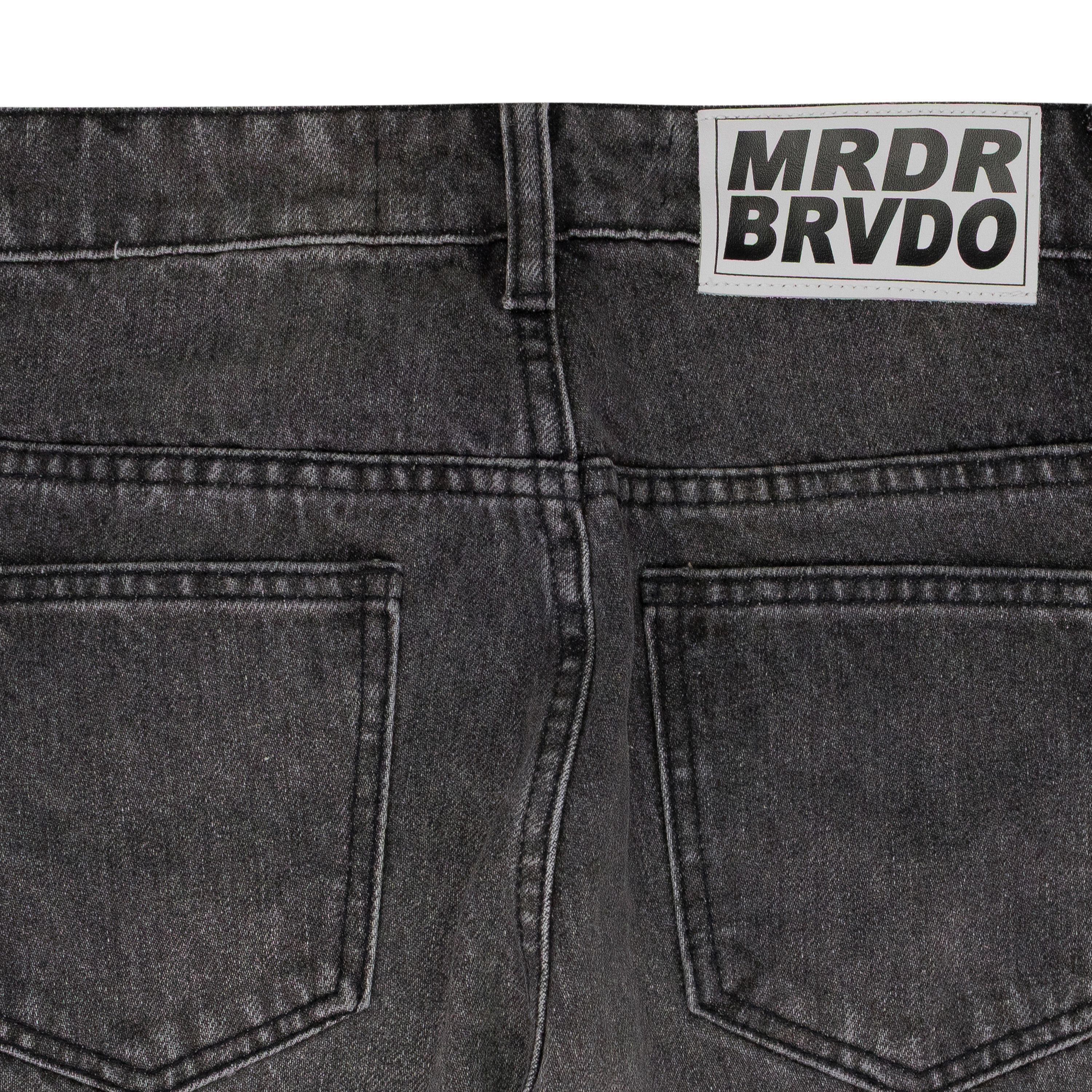 Who Decides War Who decides war BLK CENTRALIZED STRAIGHT-FIT JEANS Size US 32 / EU 48 - 4 Thumbnail