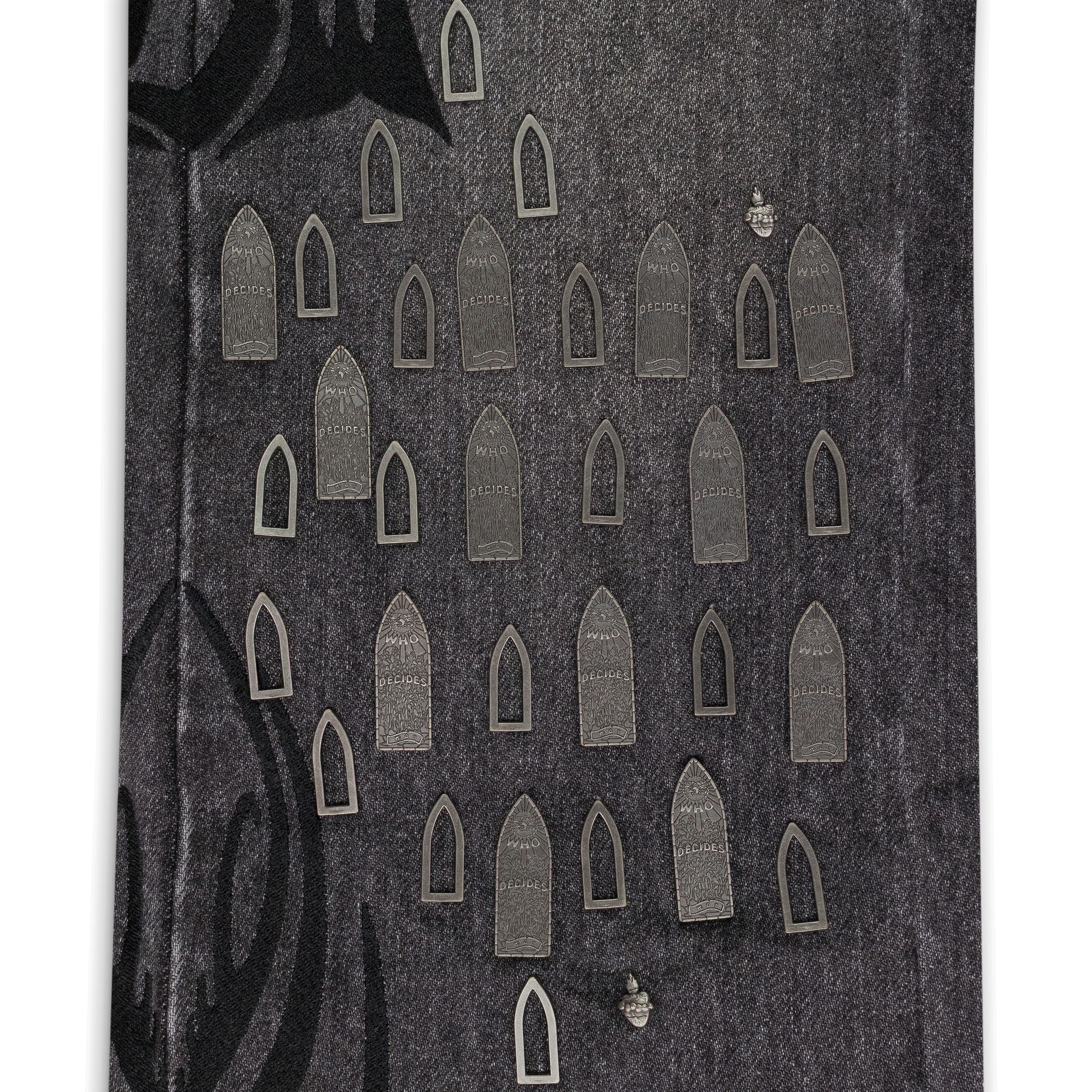 Who Decides War Who decides war BLK CENTRALIZED STRAIGHT-FIT JEANS Size US 32 / EU 48 - 6 Thumbnail
